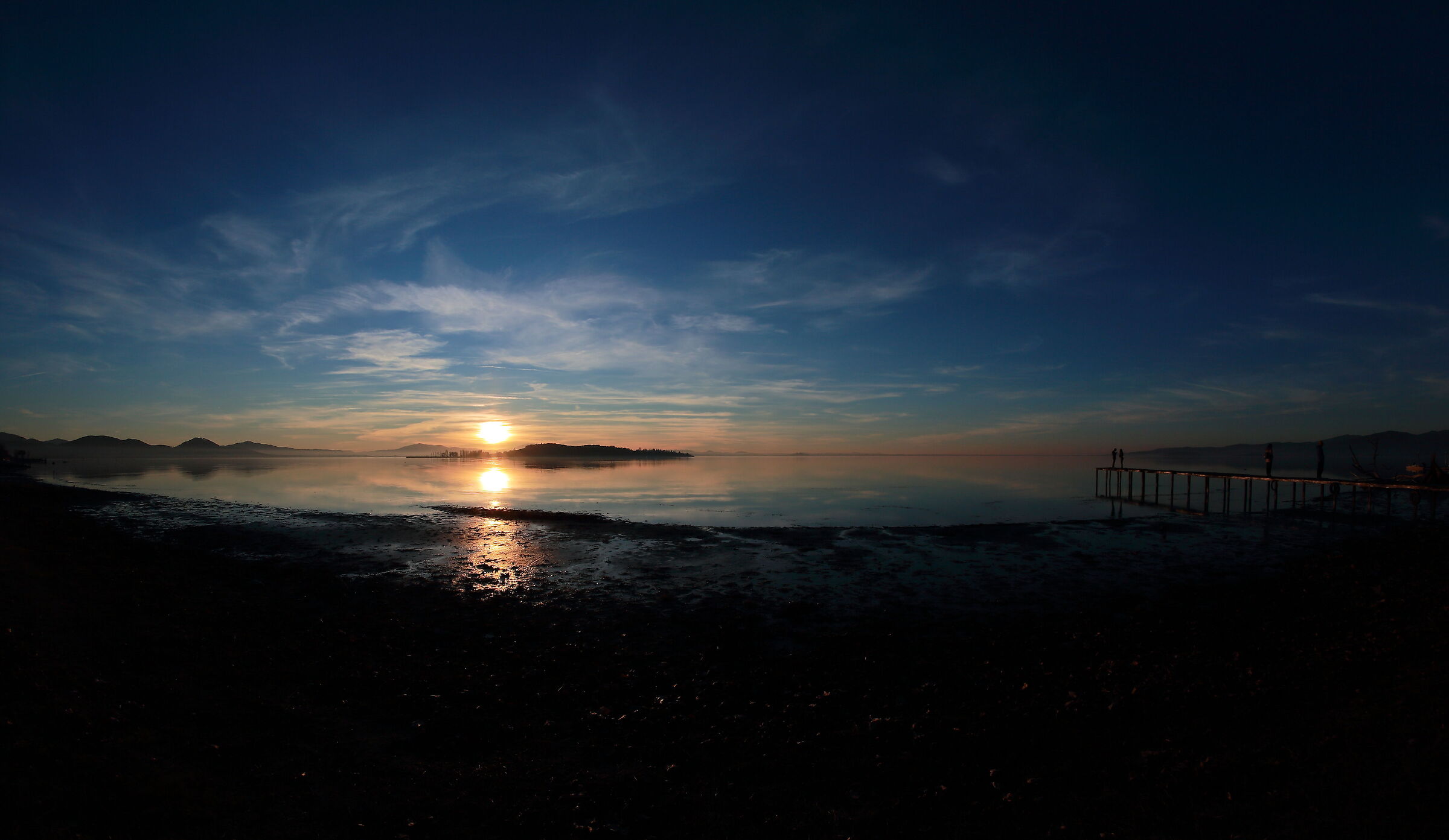 The last sunset of the year