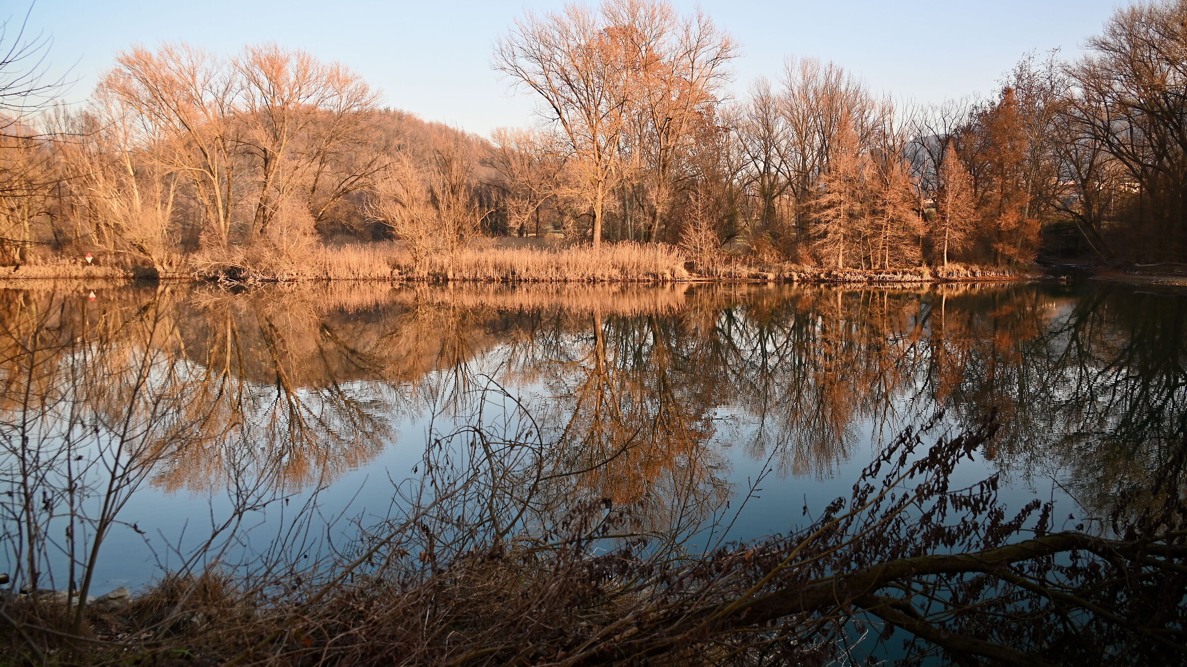Warm colors in winter along the Adda 2