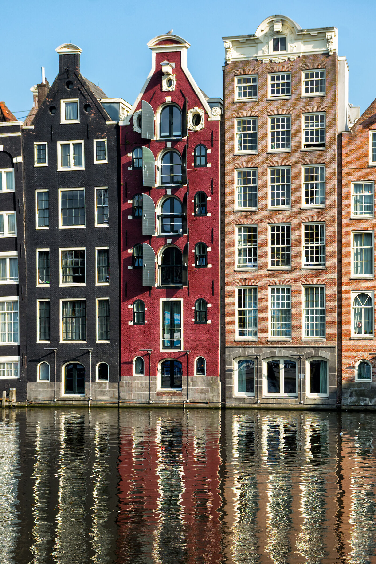 The three houses of Amsterdam