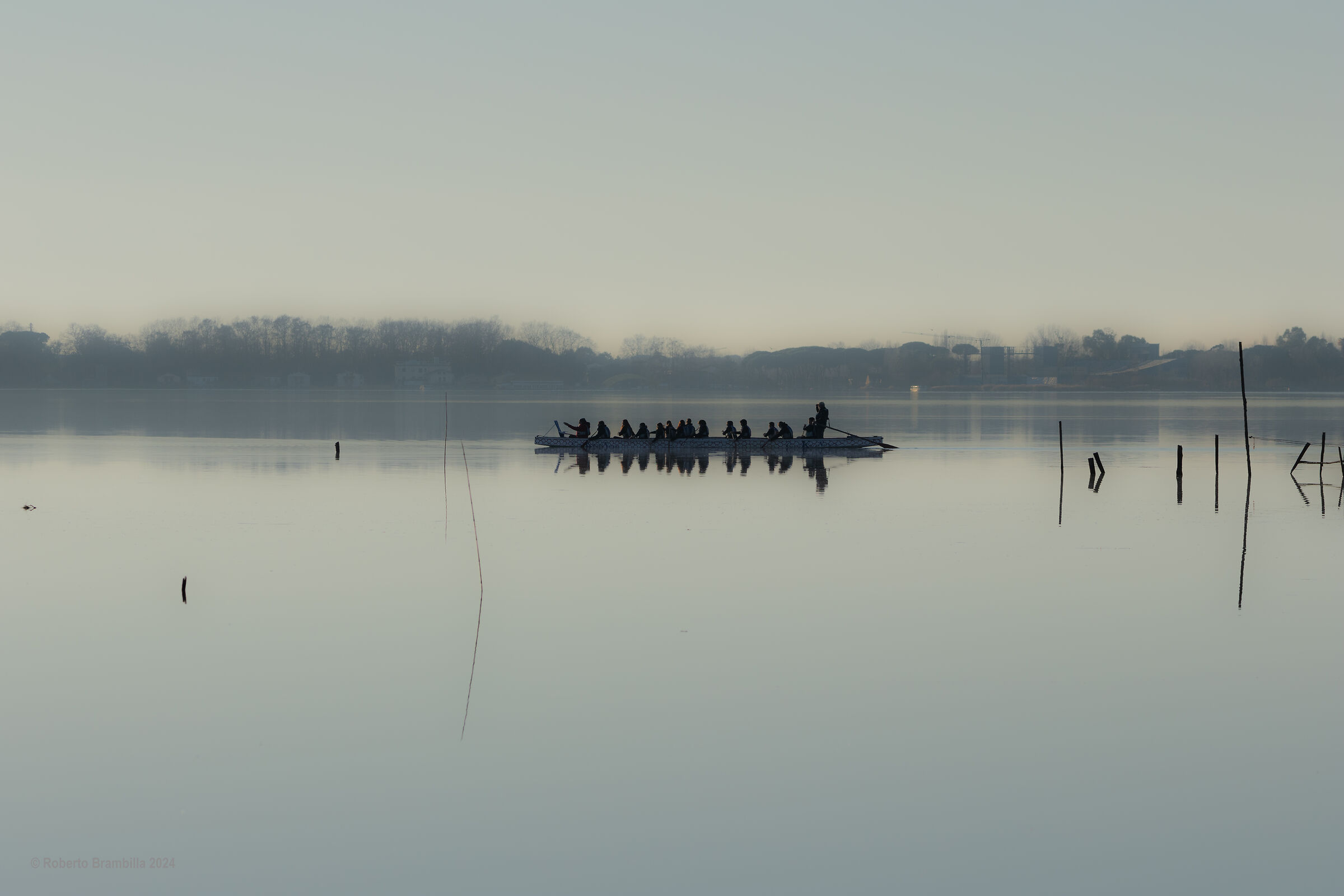 Canoa Sul Lago
