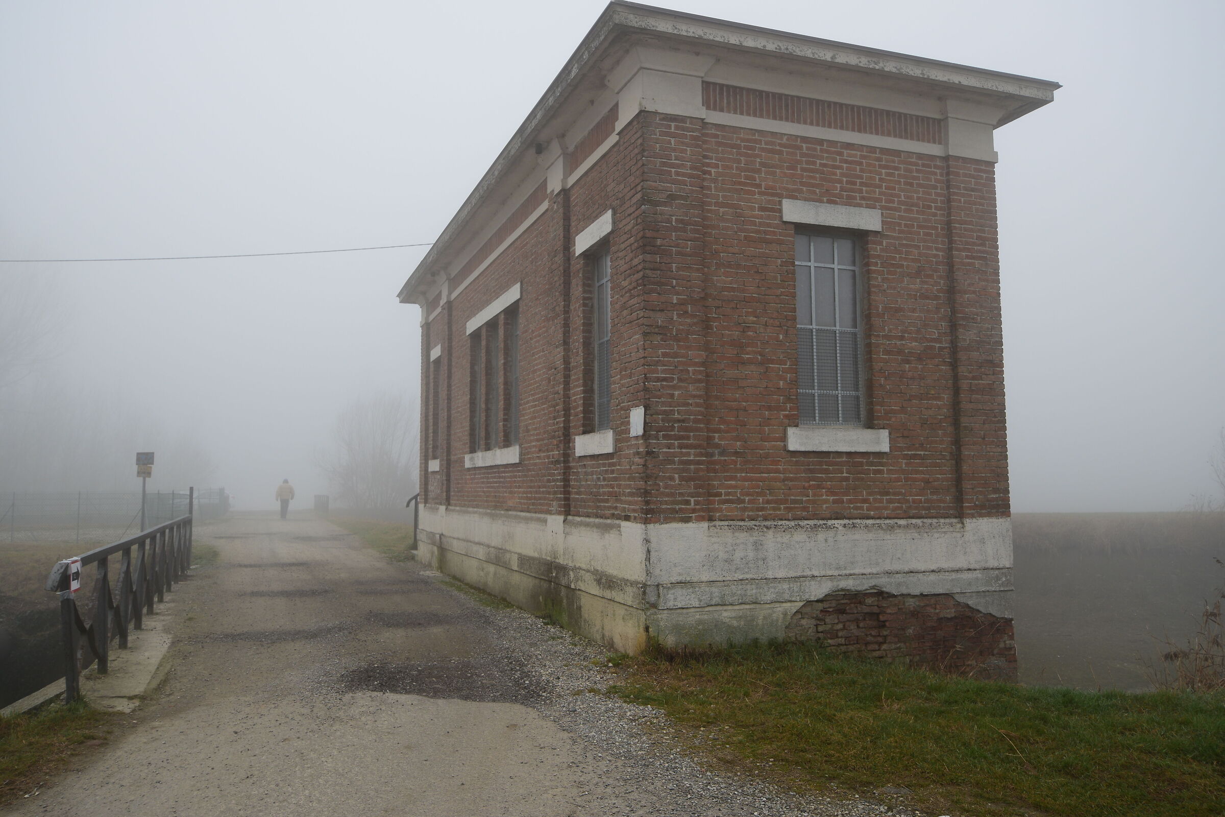 Paesaggio nella nebbia