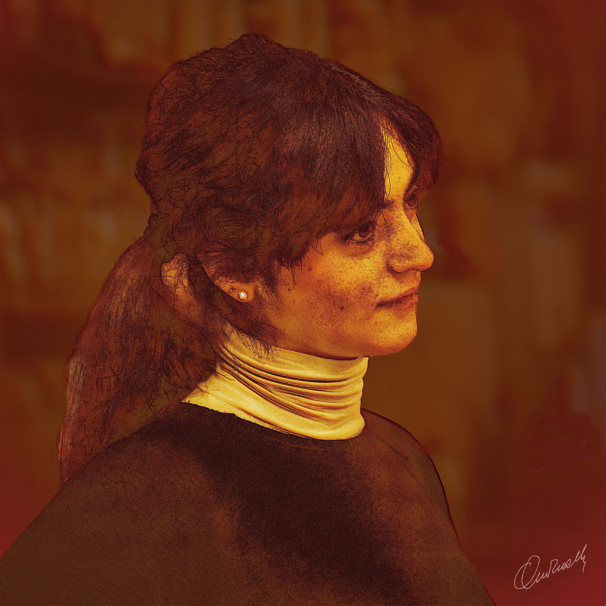 Alice con l'orecchino di perla