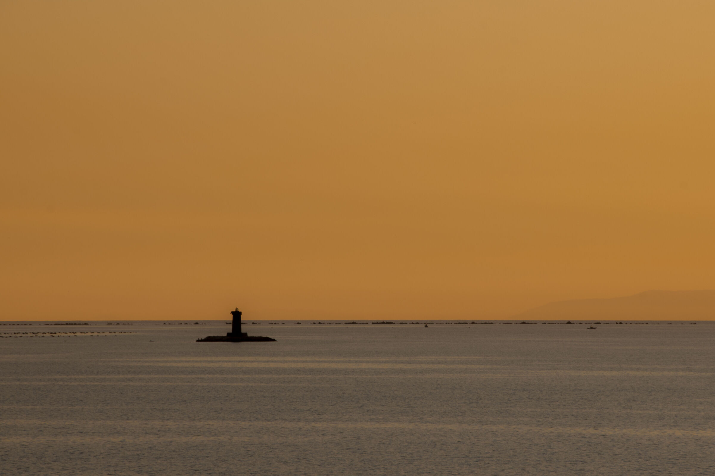 Sunset over the Mar Grande