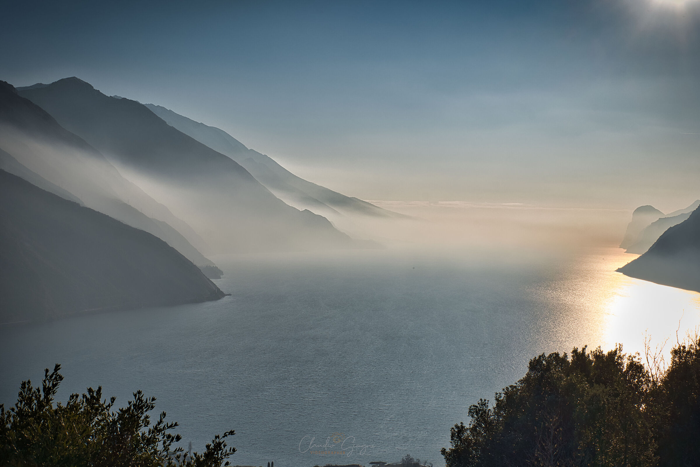 Fog on Lake Garda