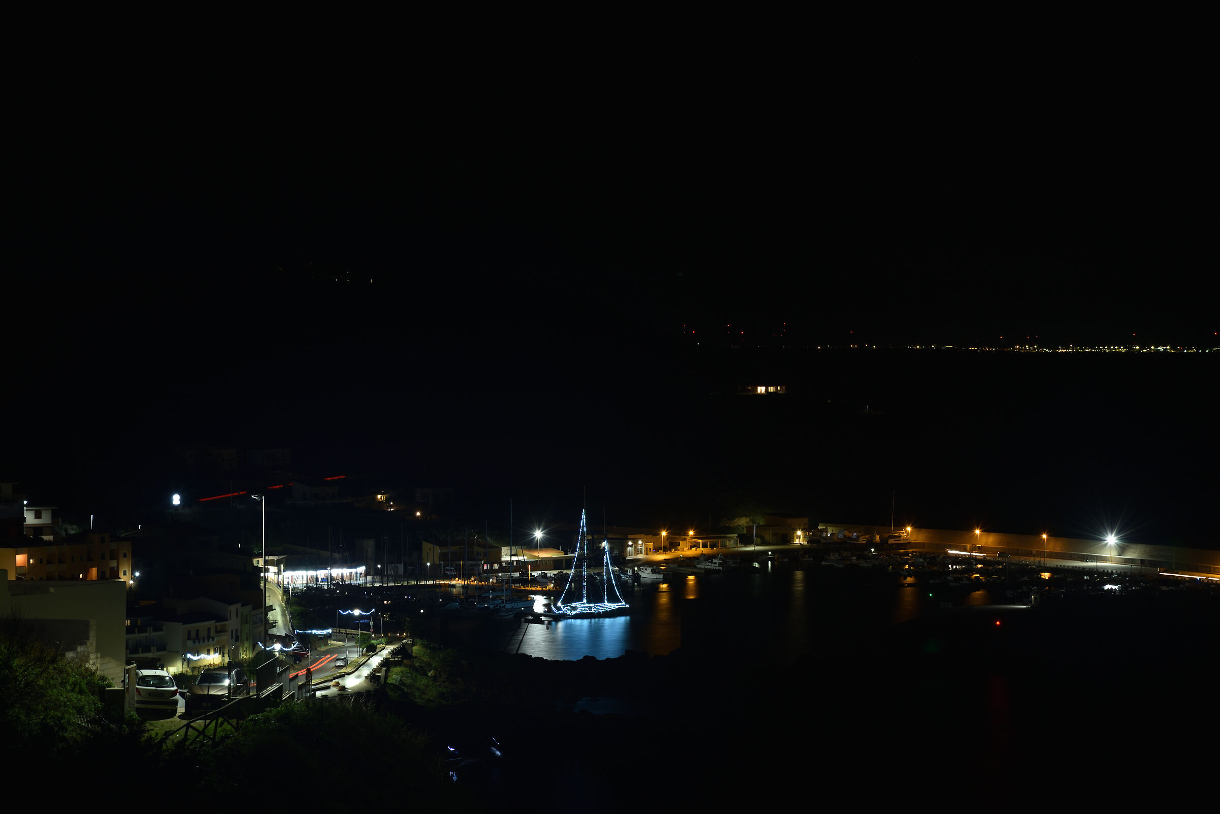 veduta del porto di Castelsardo