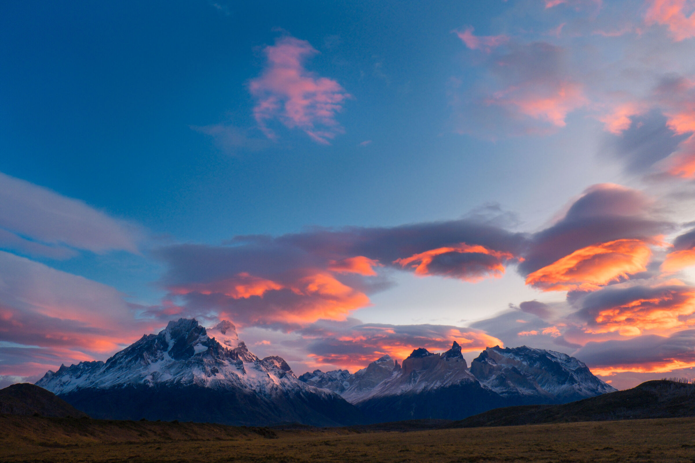 Sunrise in Torres del Paine