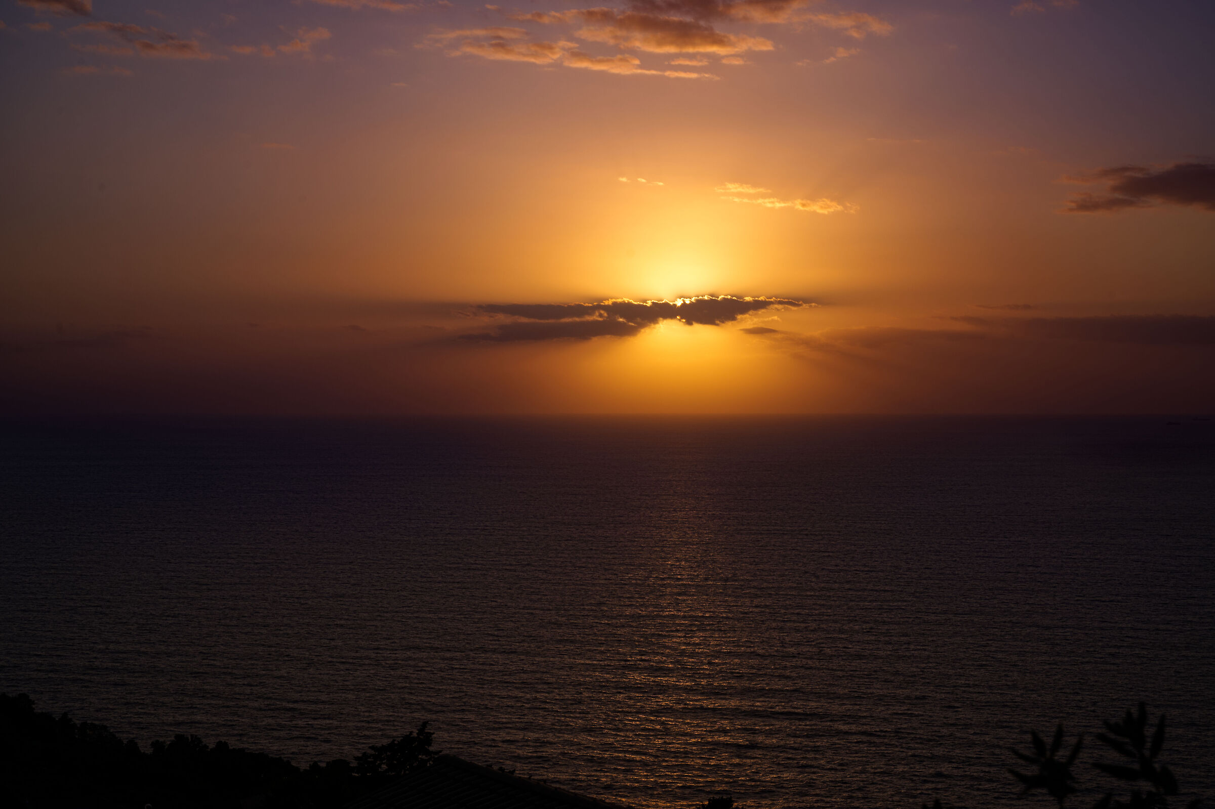 Sunset over the strait 1