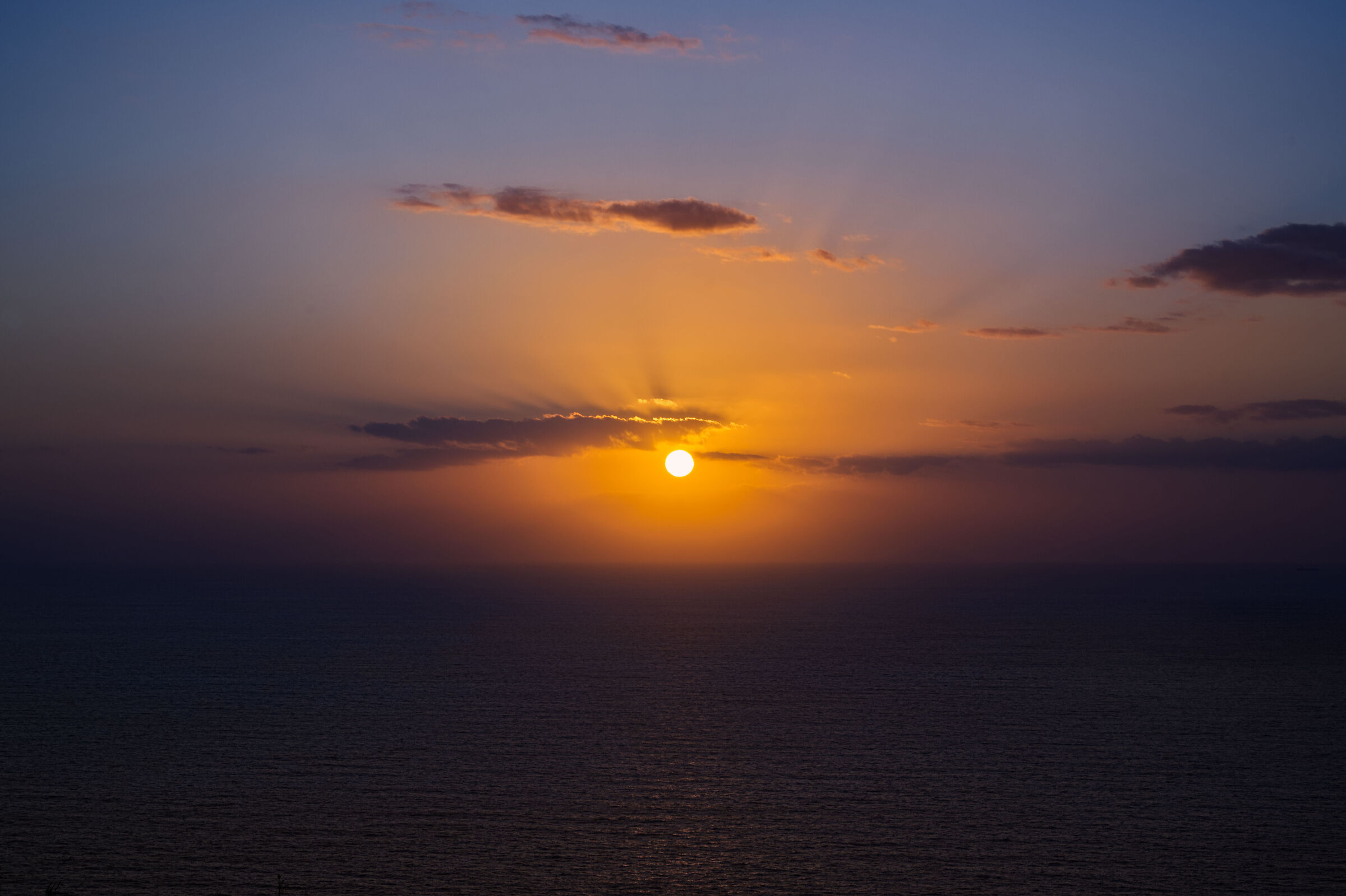 Sunset over the strait 2