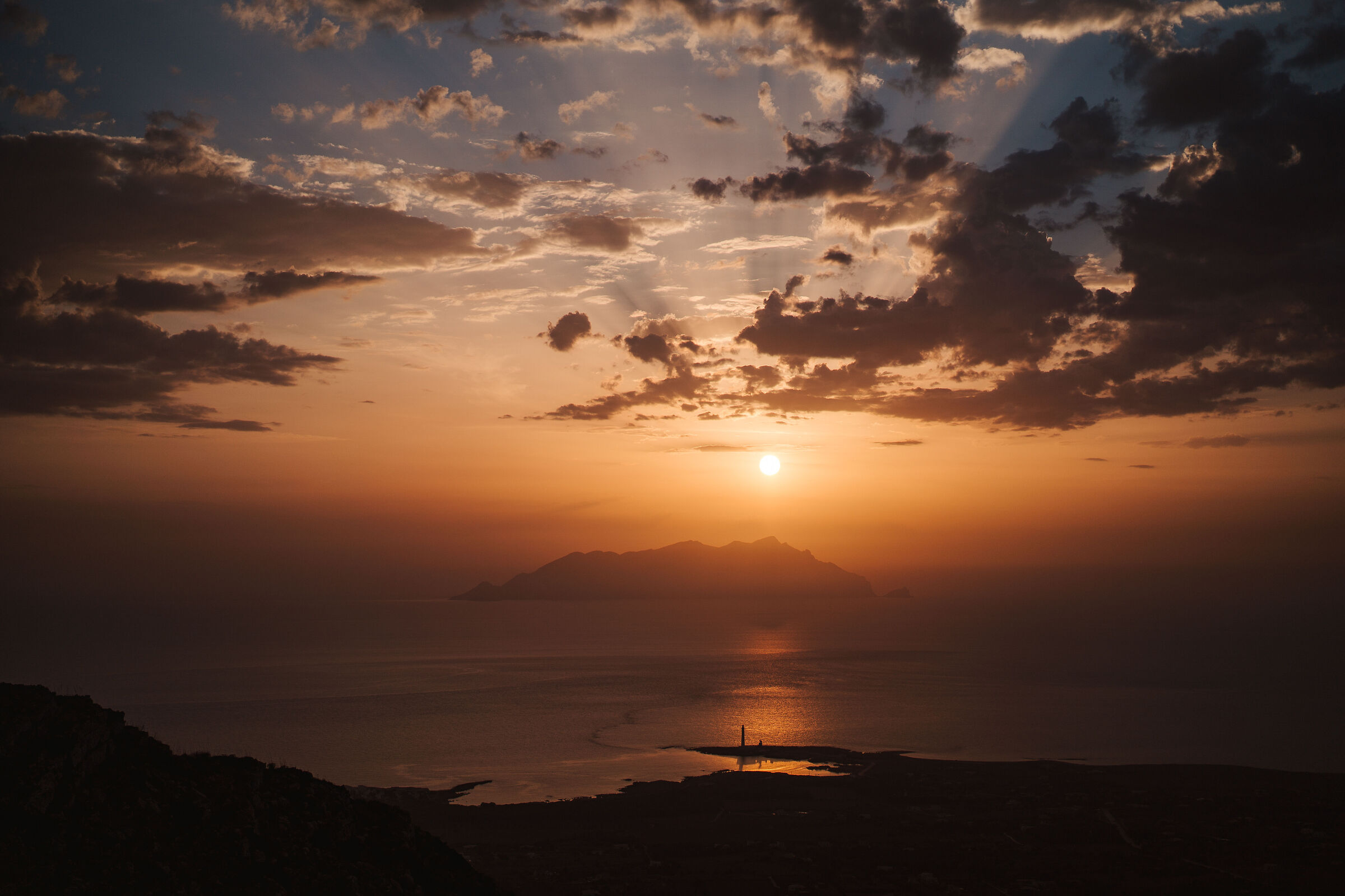 tramonto di favignana