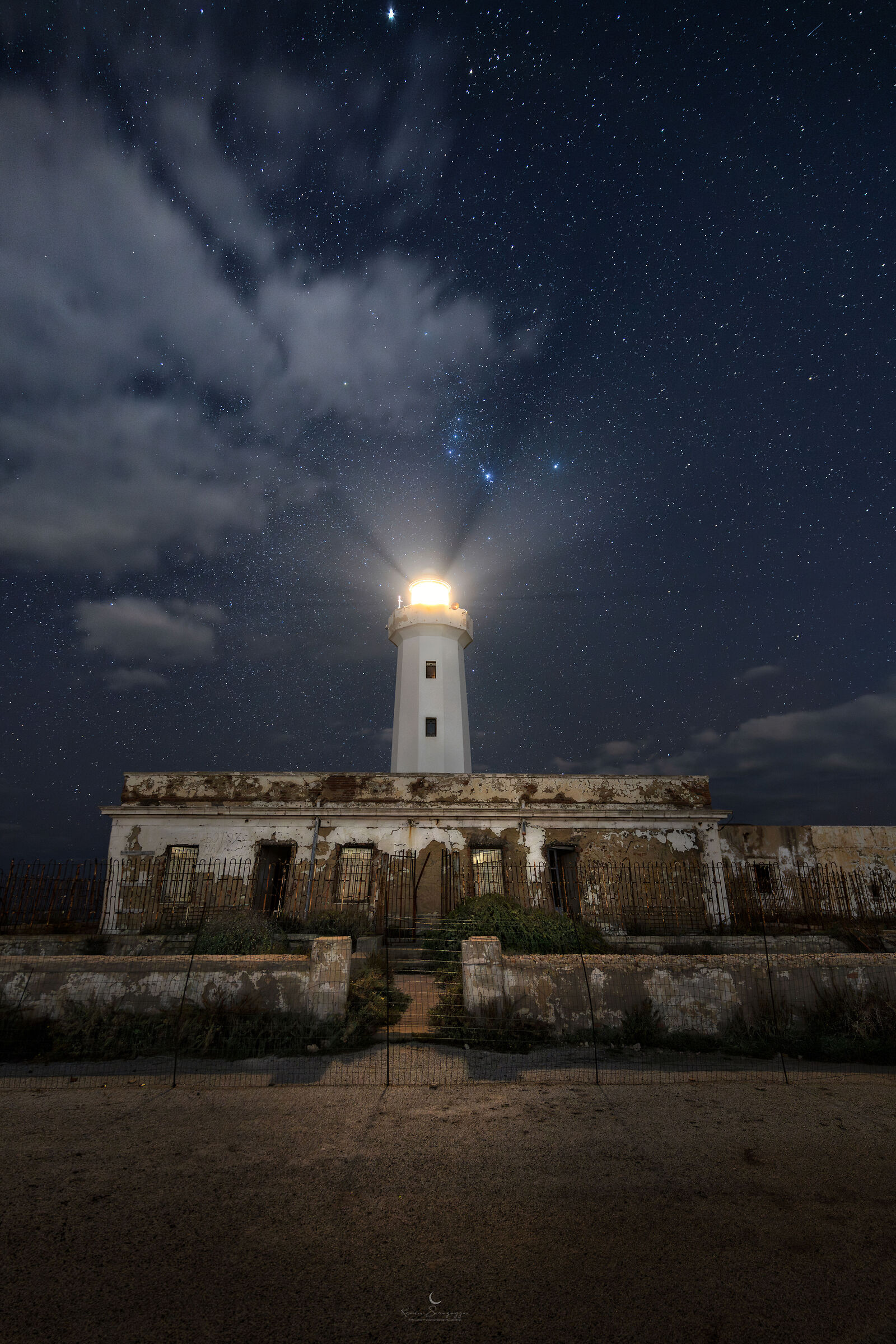 Orion and the lighthouse