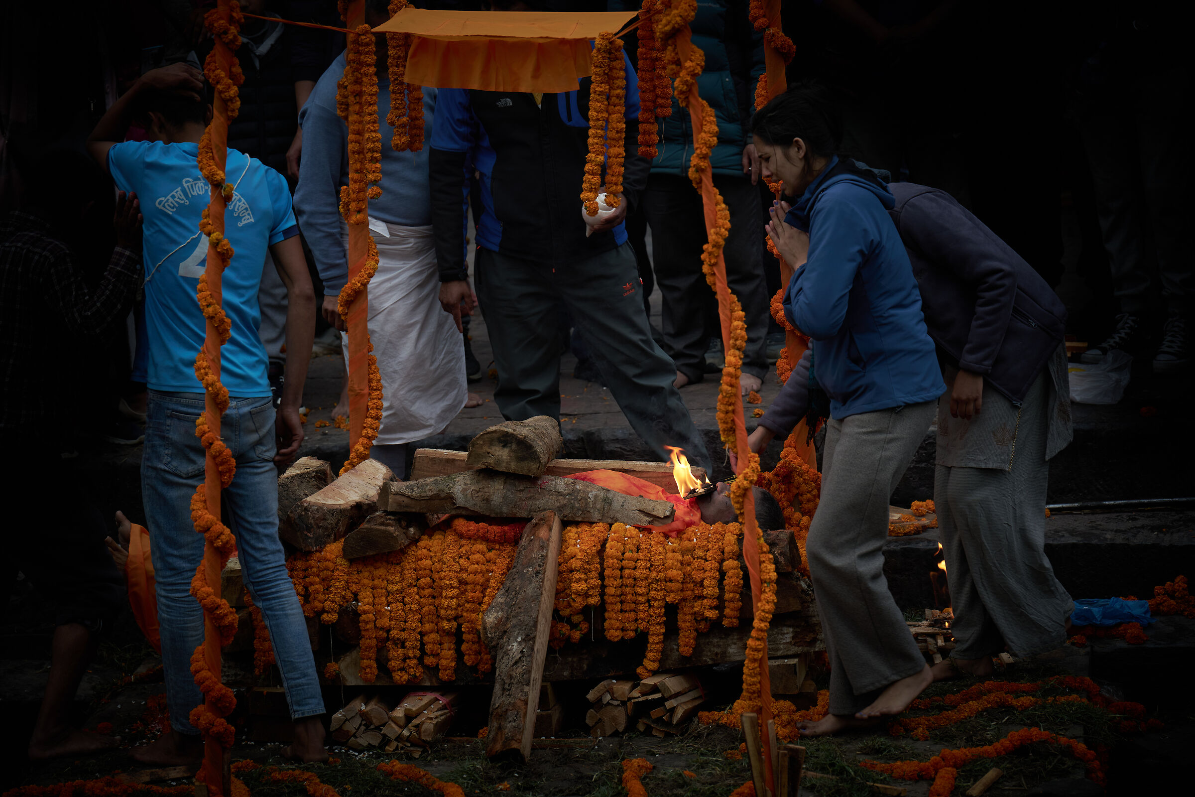 Cremation in Kathmandu