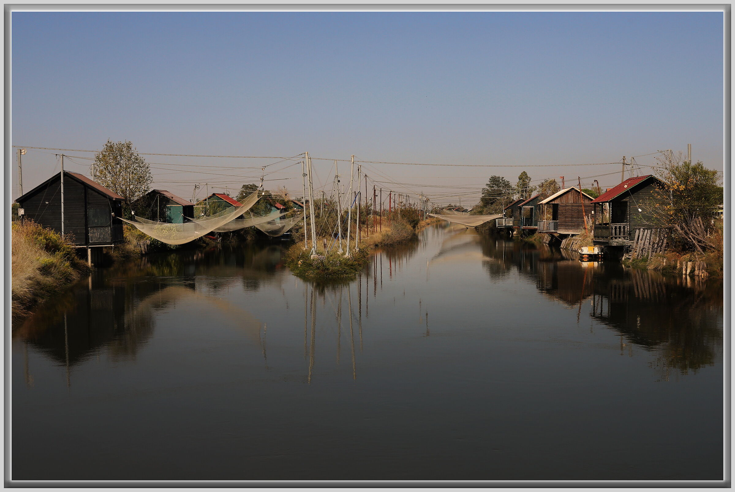 the huts of Cesenatico
