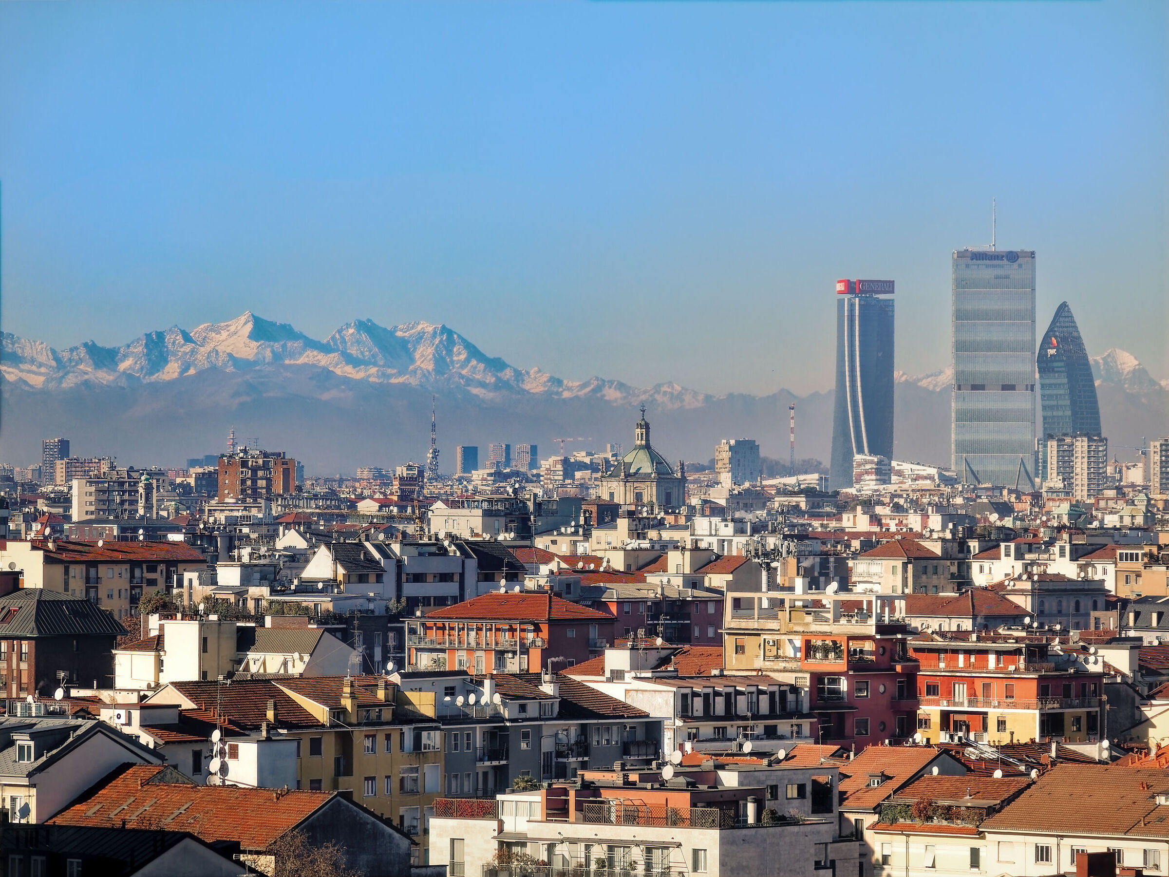 Milan and the Alps