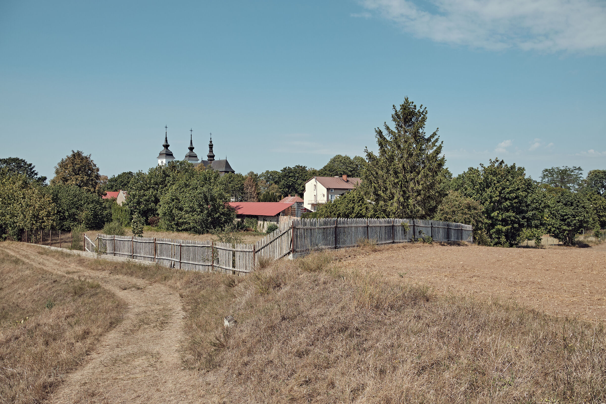 Small town Goniadz , Poland.