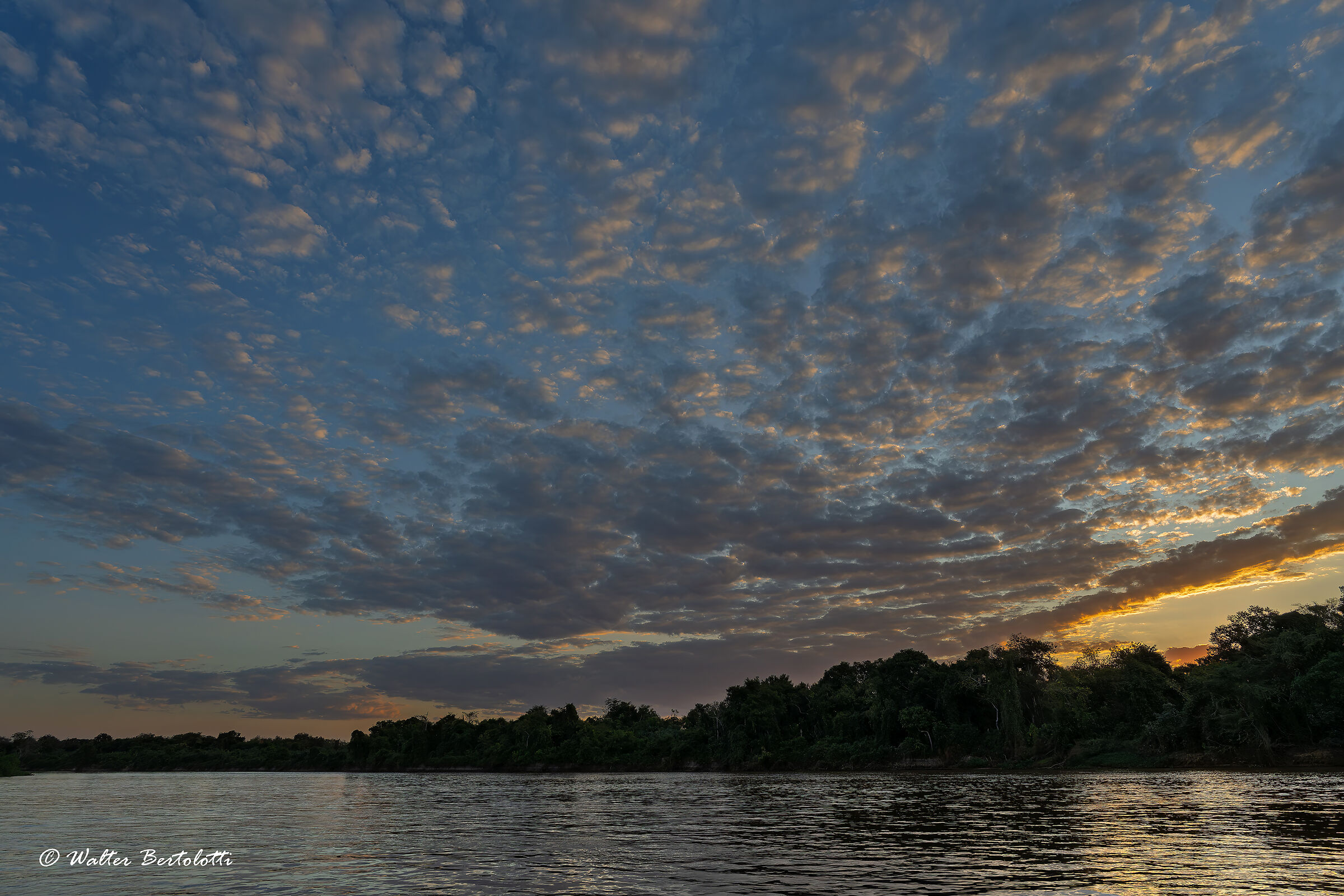 sunset on the St. Lawrence