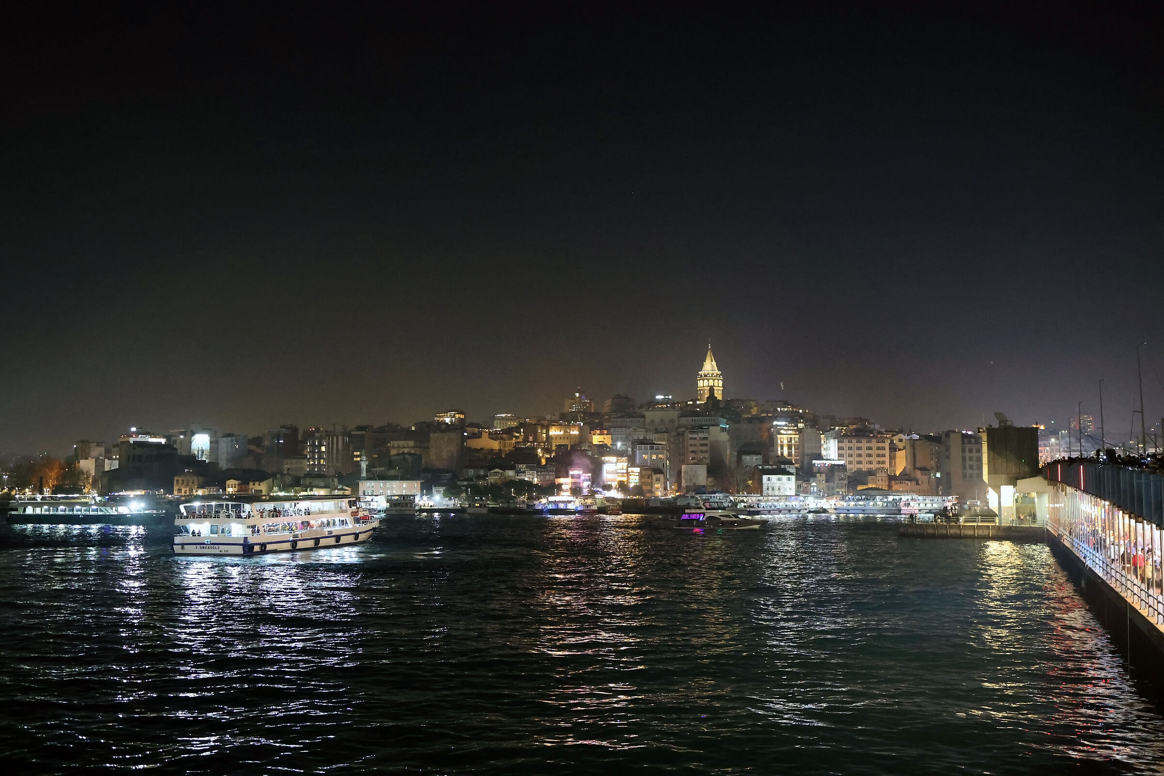 Corno d'Oro di notte