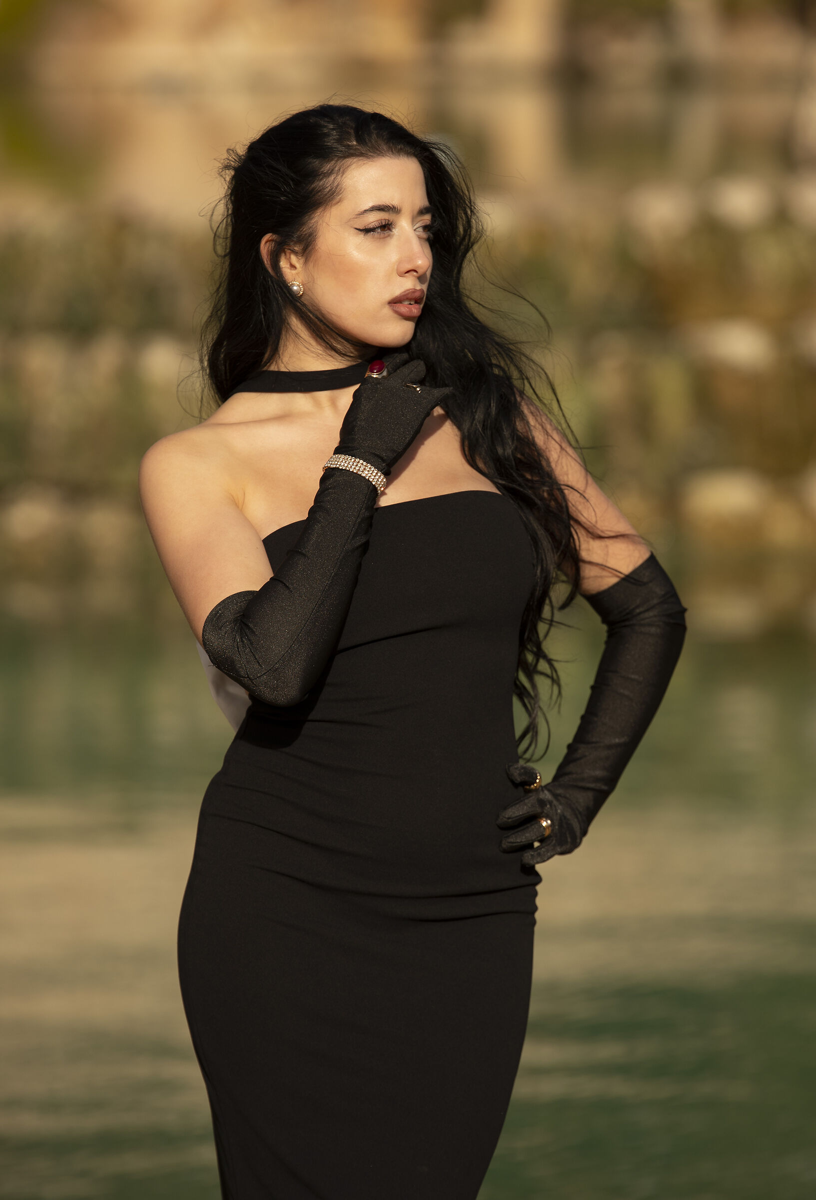 Yasmin nel Parc de la Ciutadella