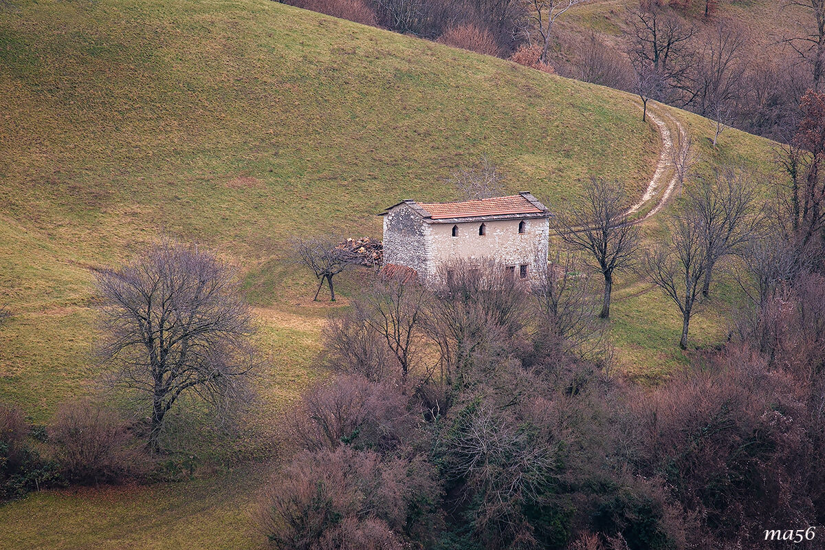 Alpine huts in Lessinia
