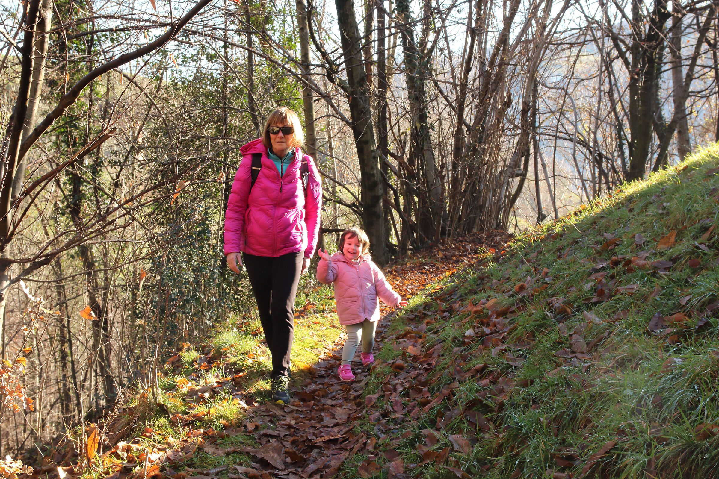 Walking with grandma