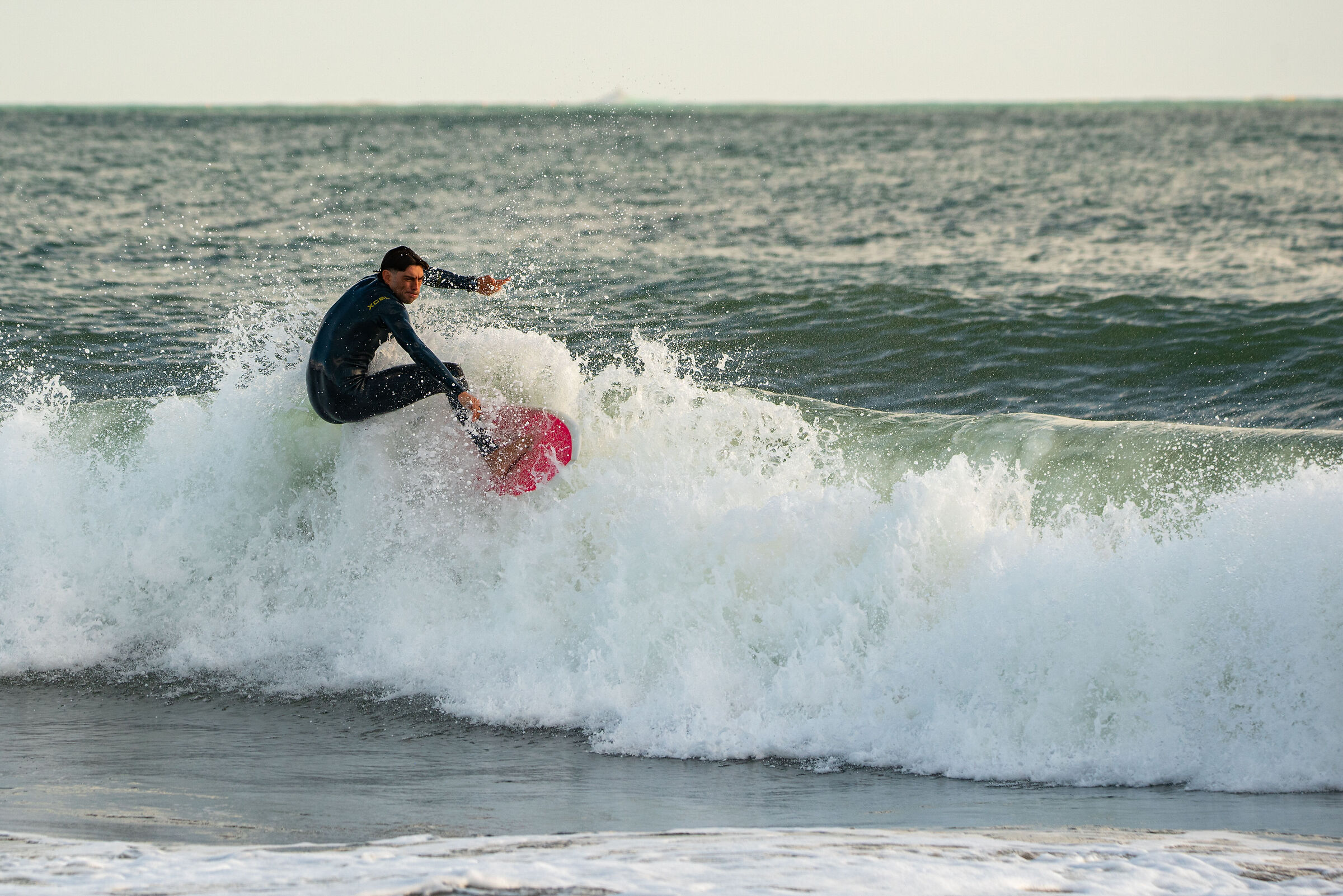 Wind surfing in the Gulf of Follonica.