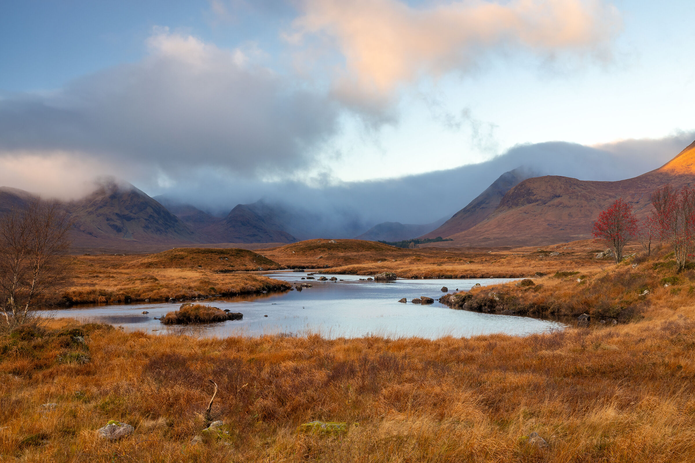 Sunrise over the Highlands