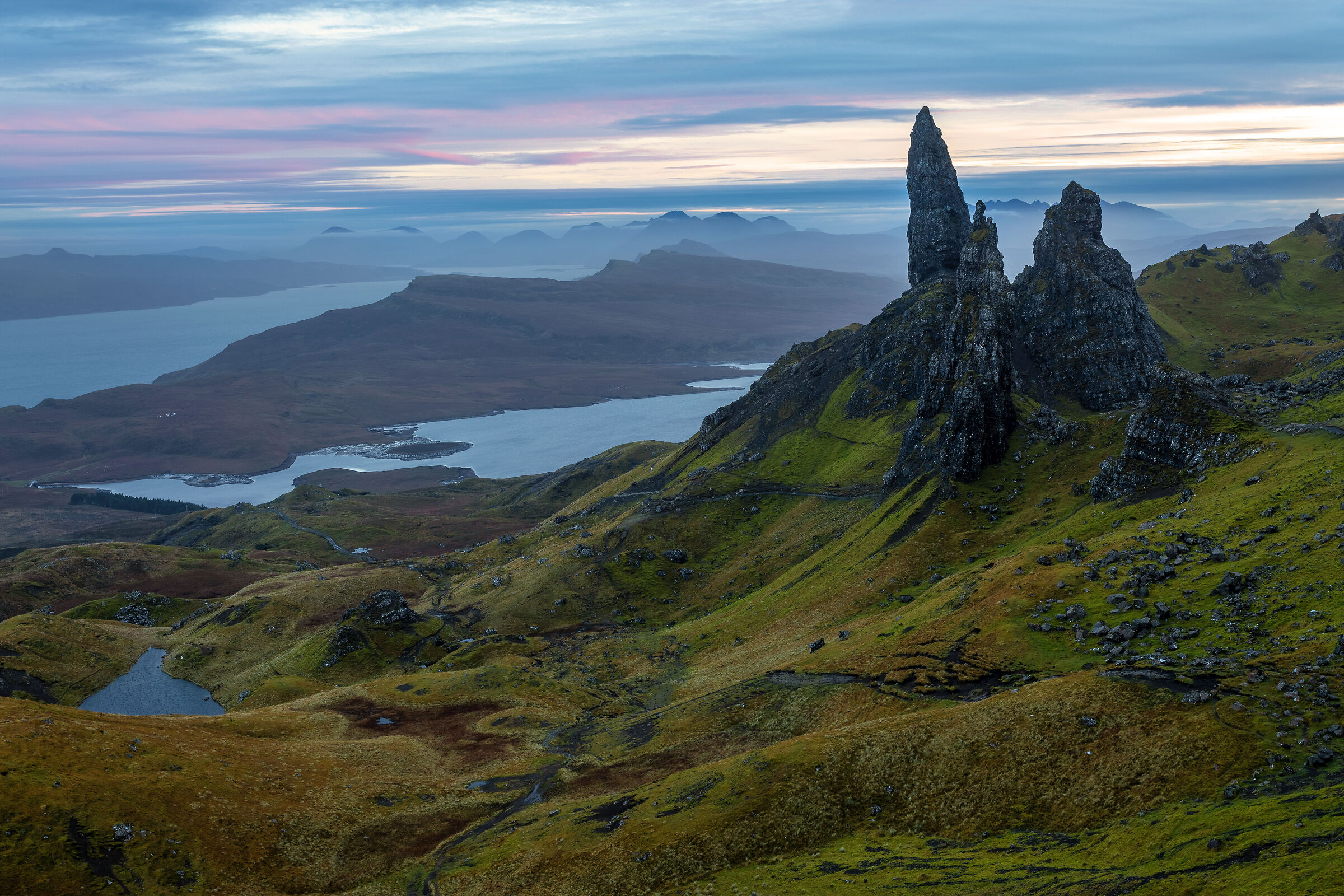 Sunset at the Old Man of Storr