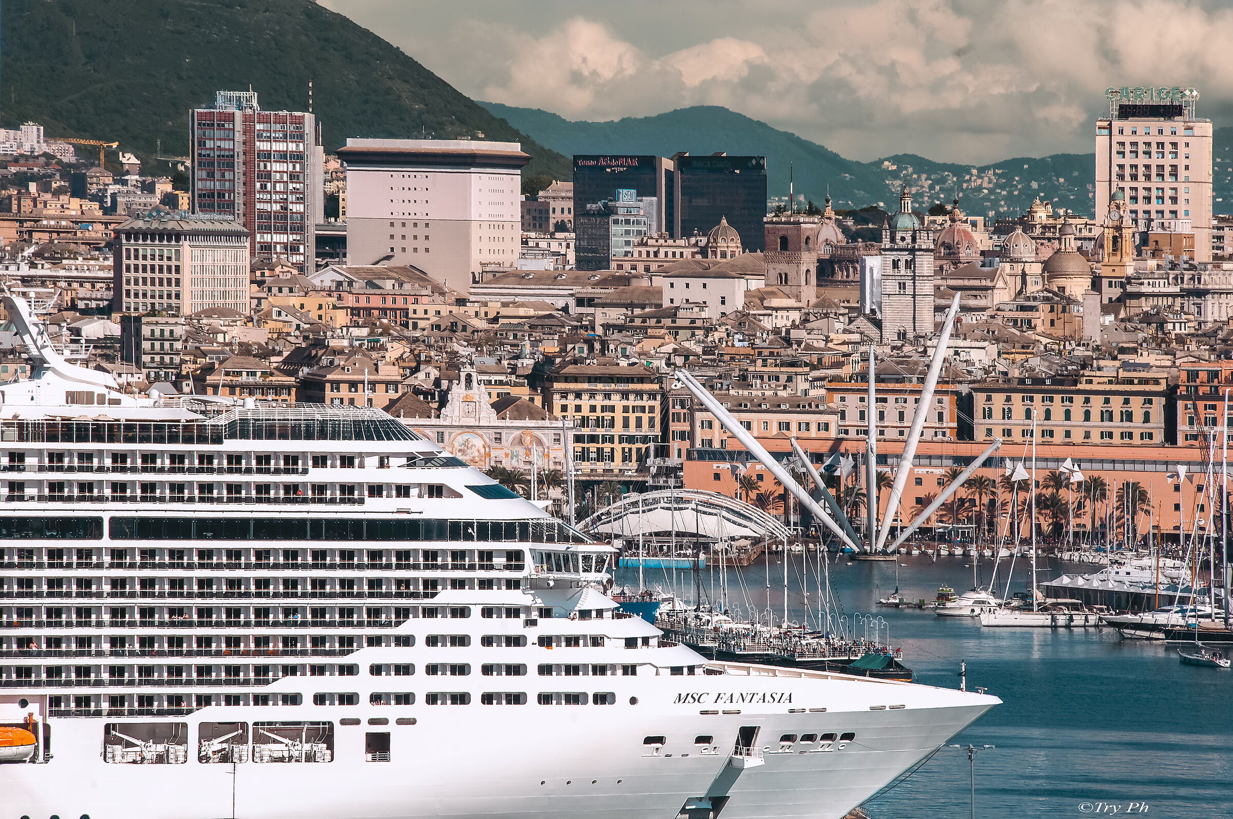 City in front of the city