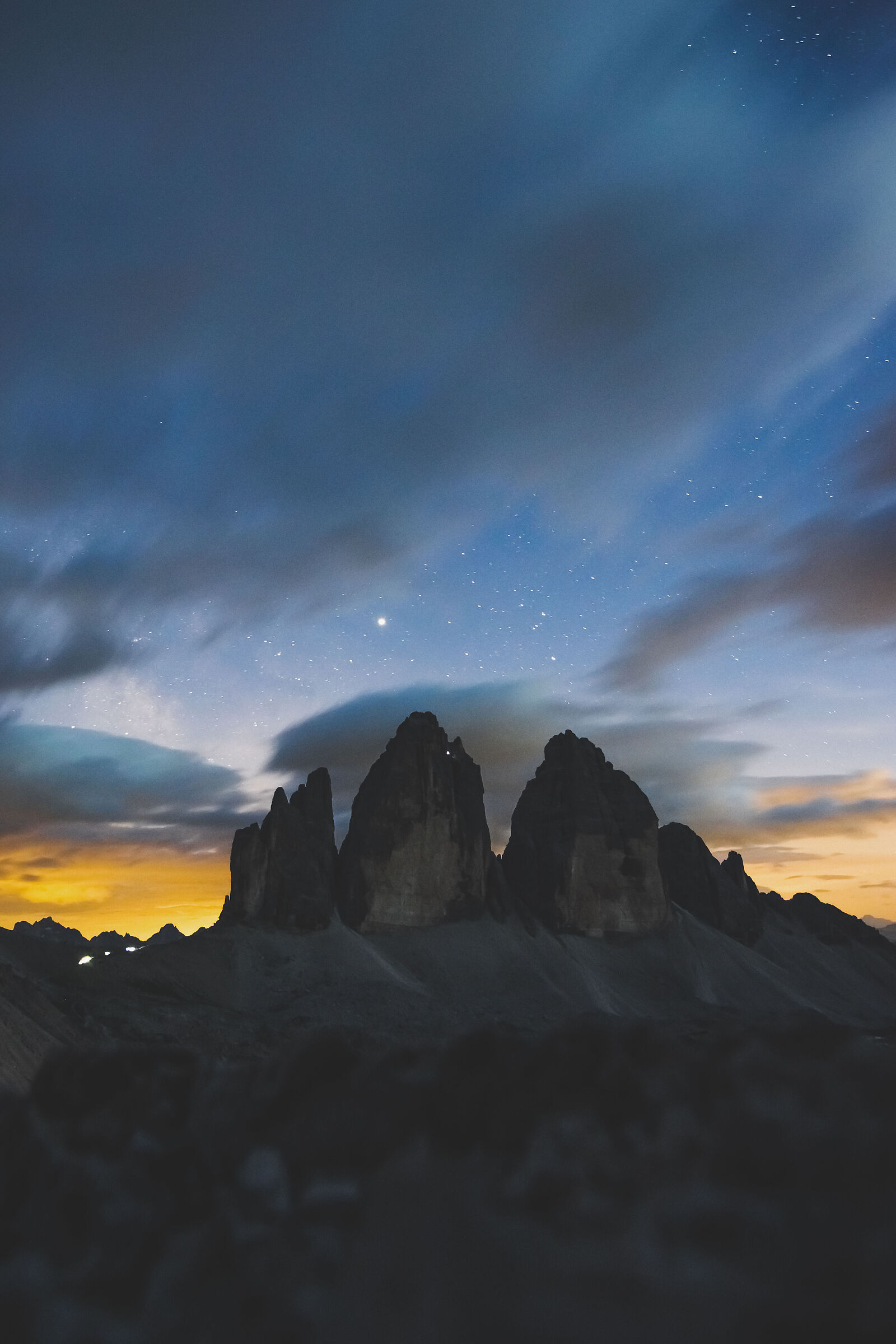 Night at the 3 Peaks