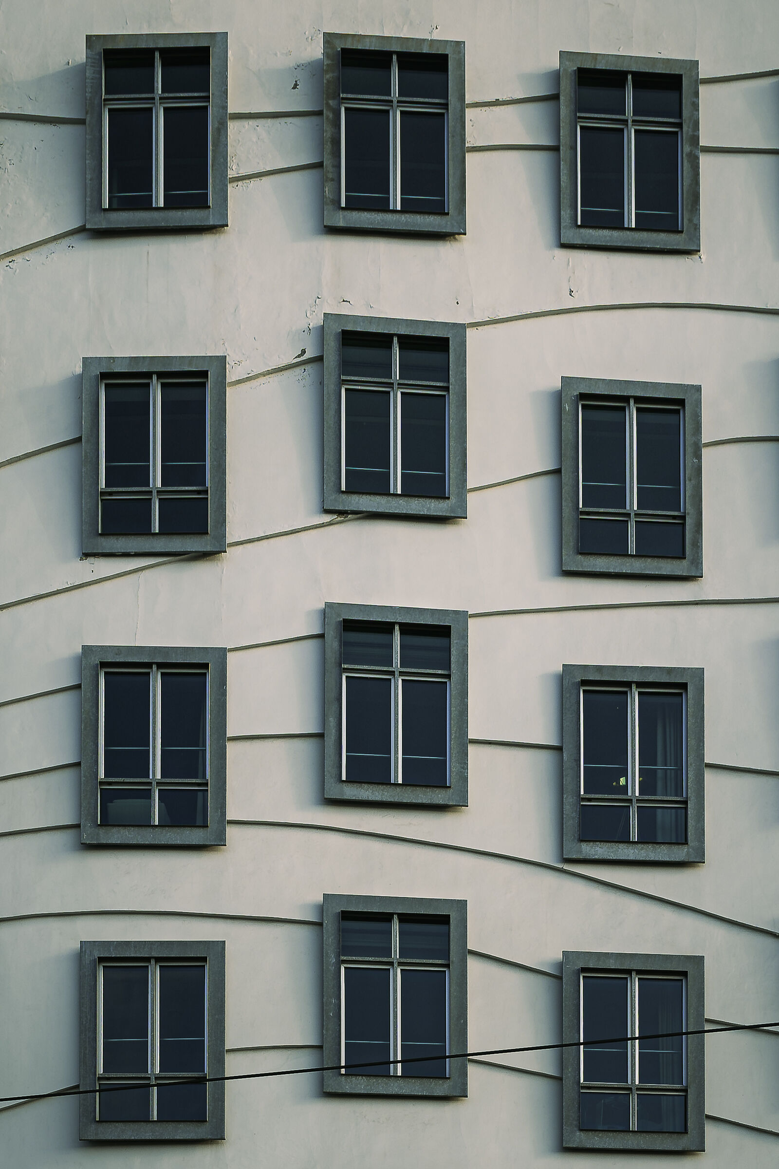The windows of the dancing house!