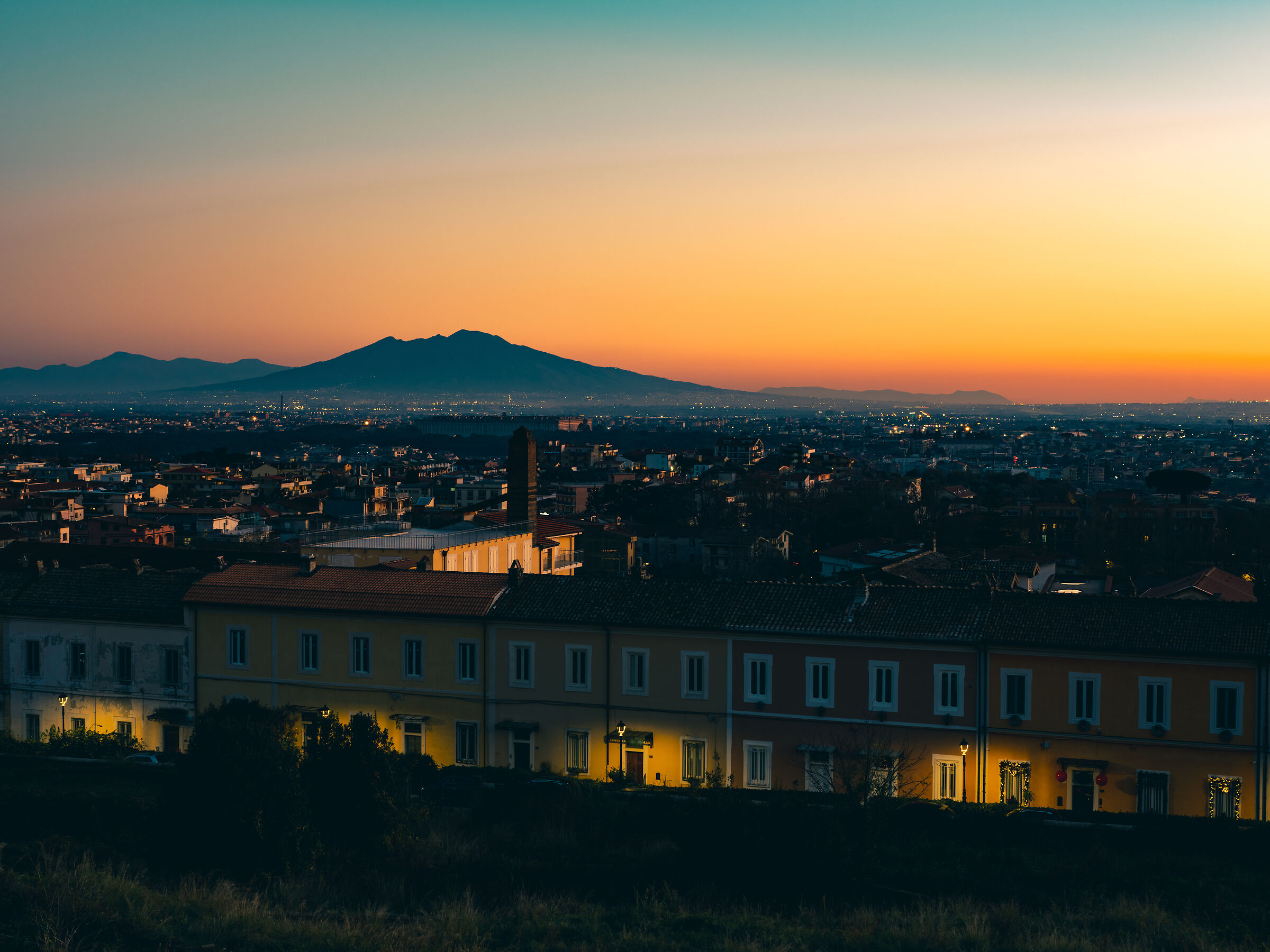 vista da Monte San Leucio (Caserta)