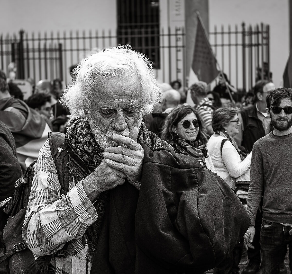 Ad una manifestazione
