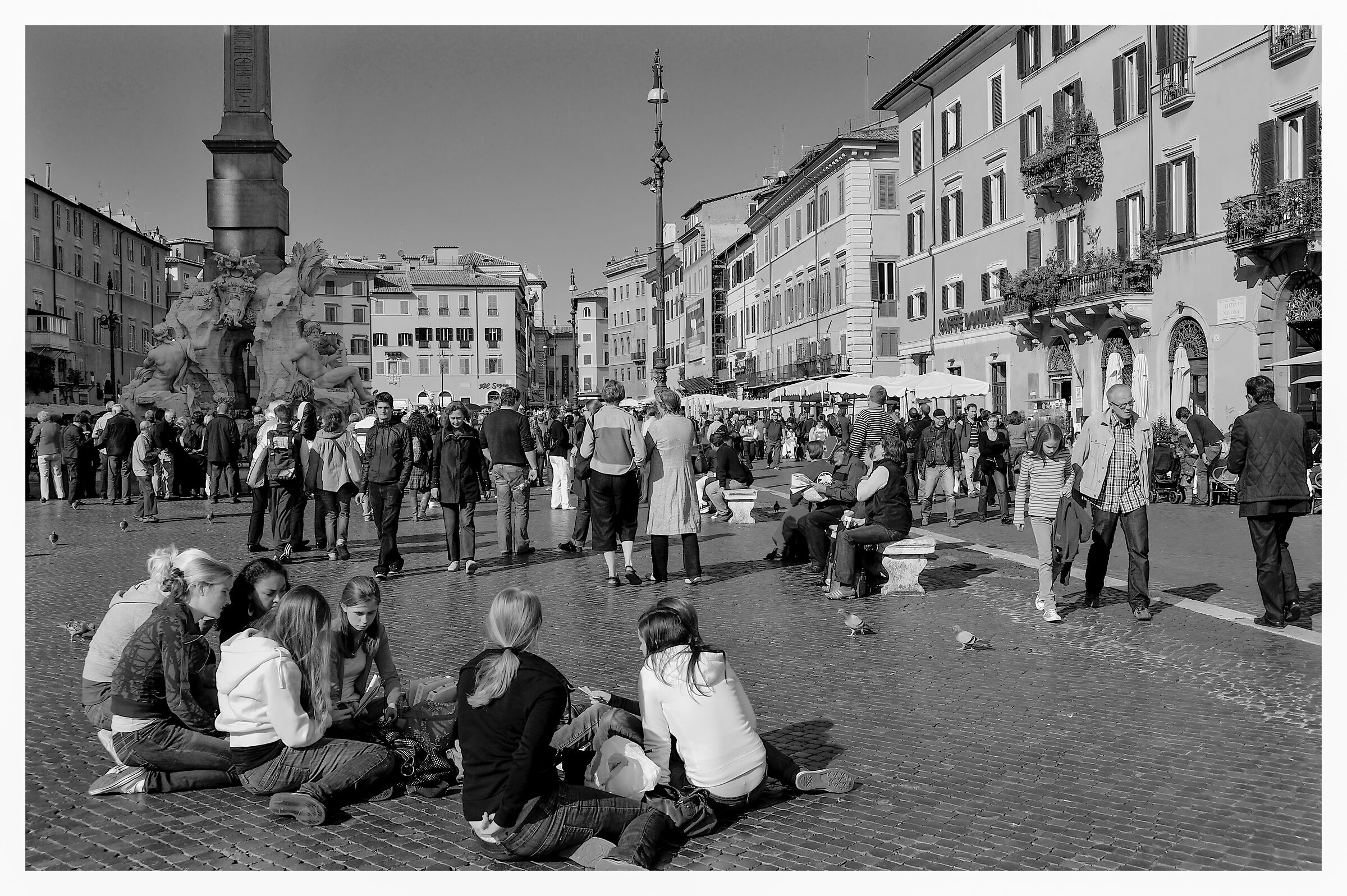 Rome-A festive day in Piazza Navona