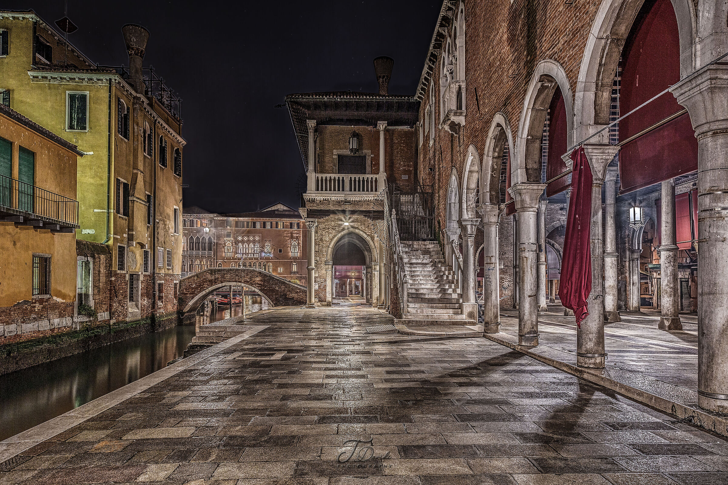 Fondamenta de le Prigioni and the Fish Market, Venice