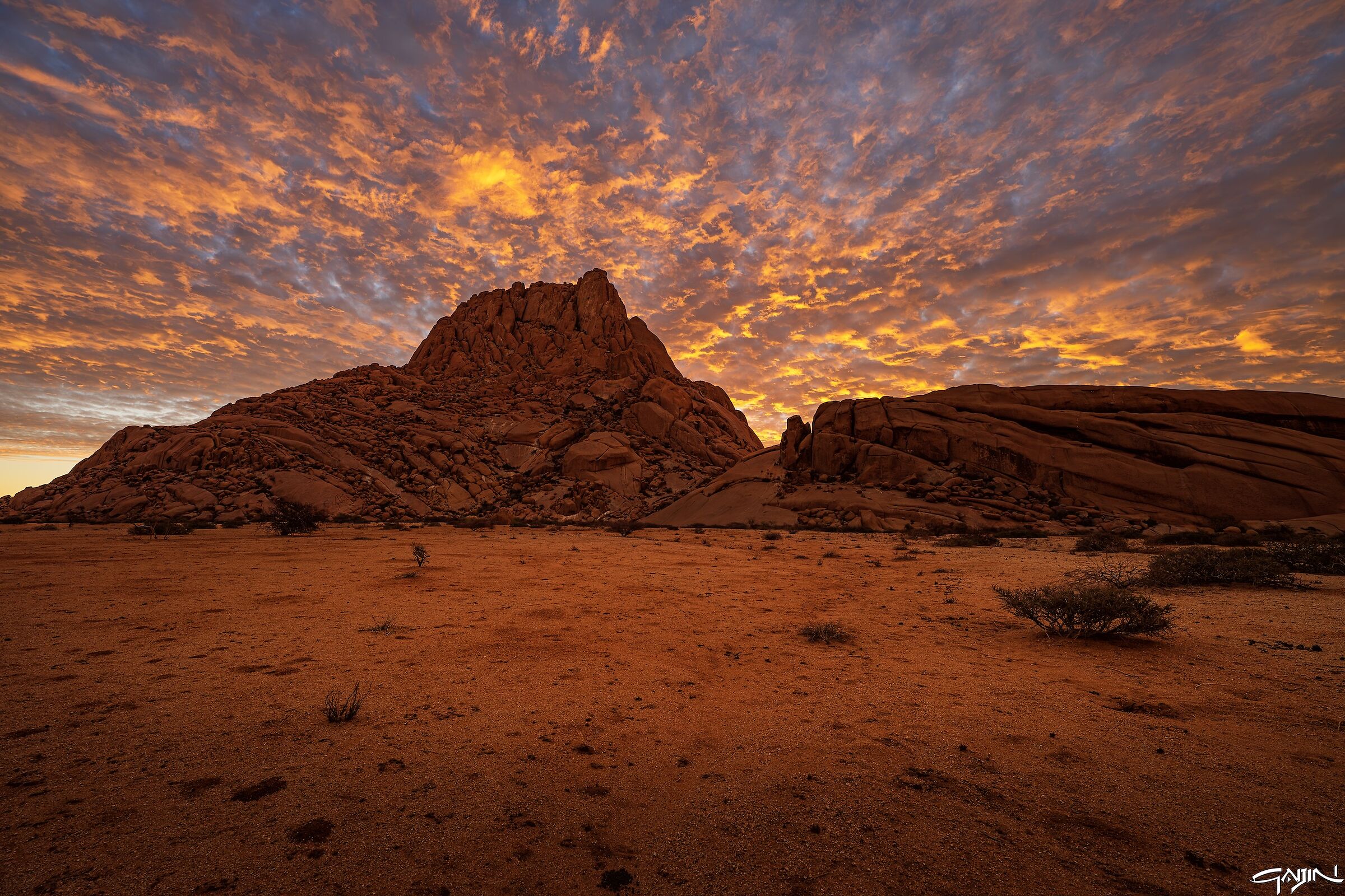 Spitzkoppe al tramonto