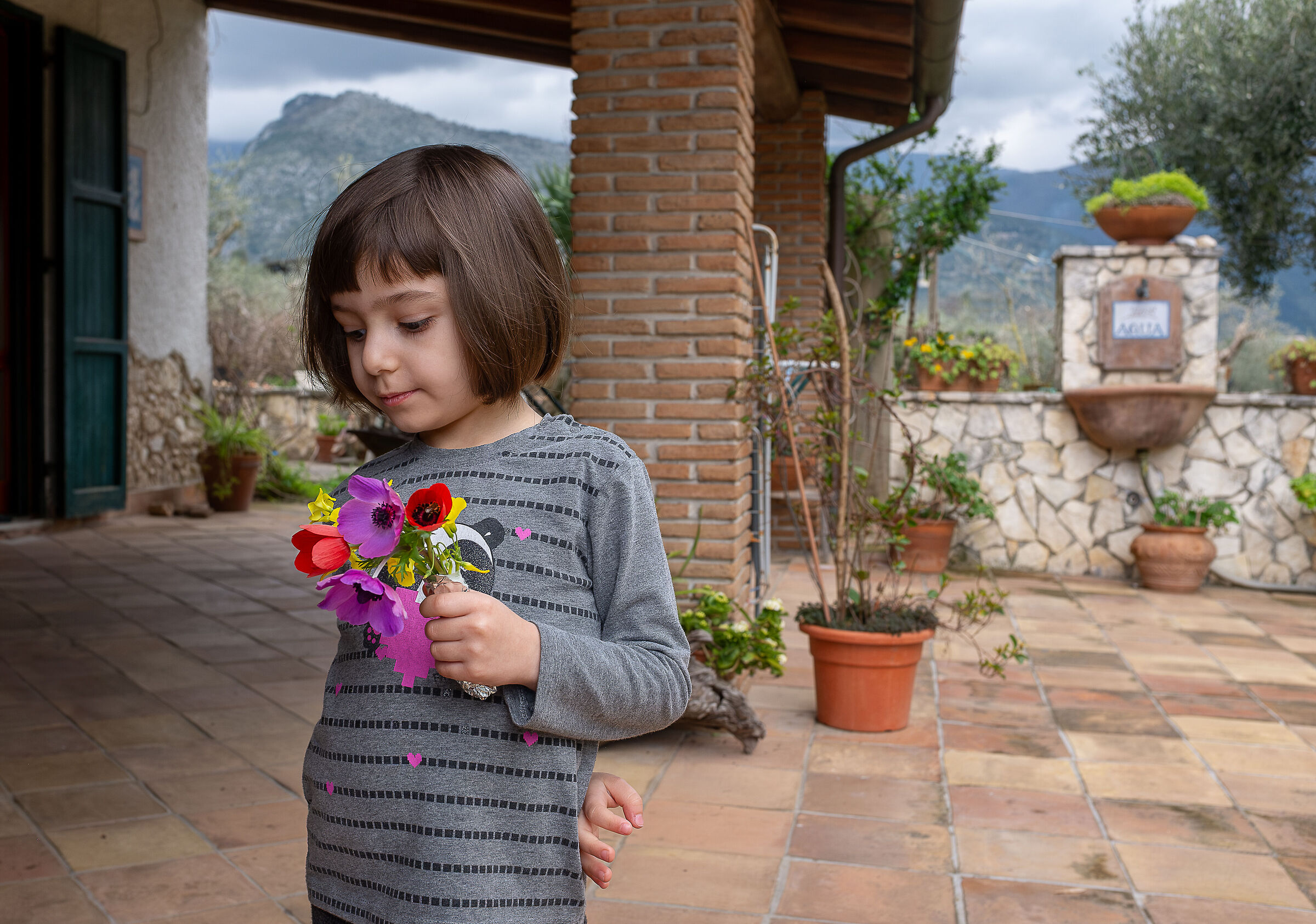 I fiori raccolti per la mamma