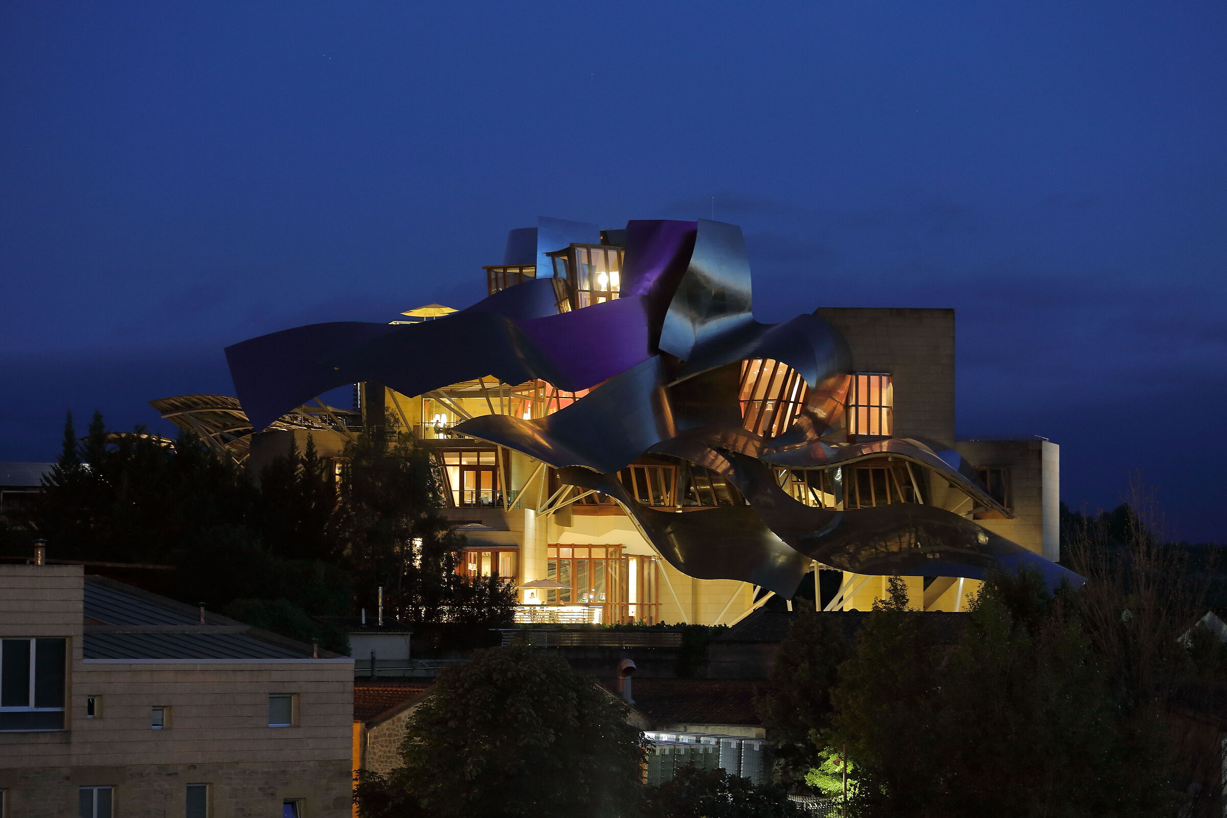 Marqués de Riscal "come un bagliore nella notte ...