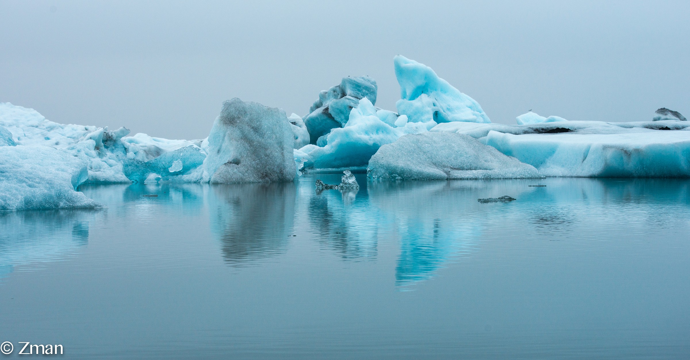 Floating Ghiacciaio al mare