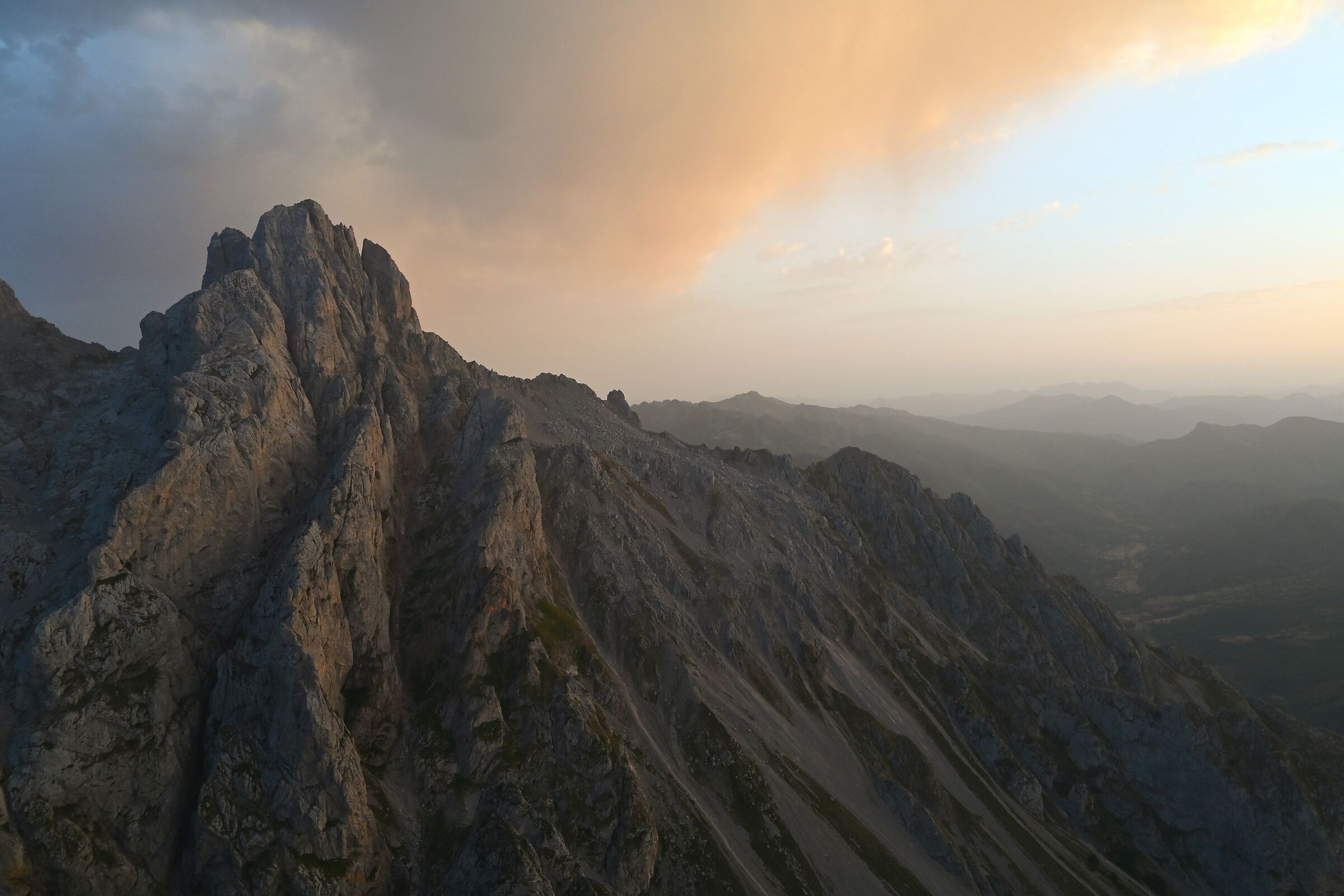 Alpine sunset