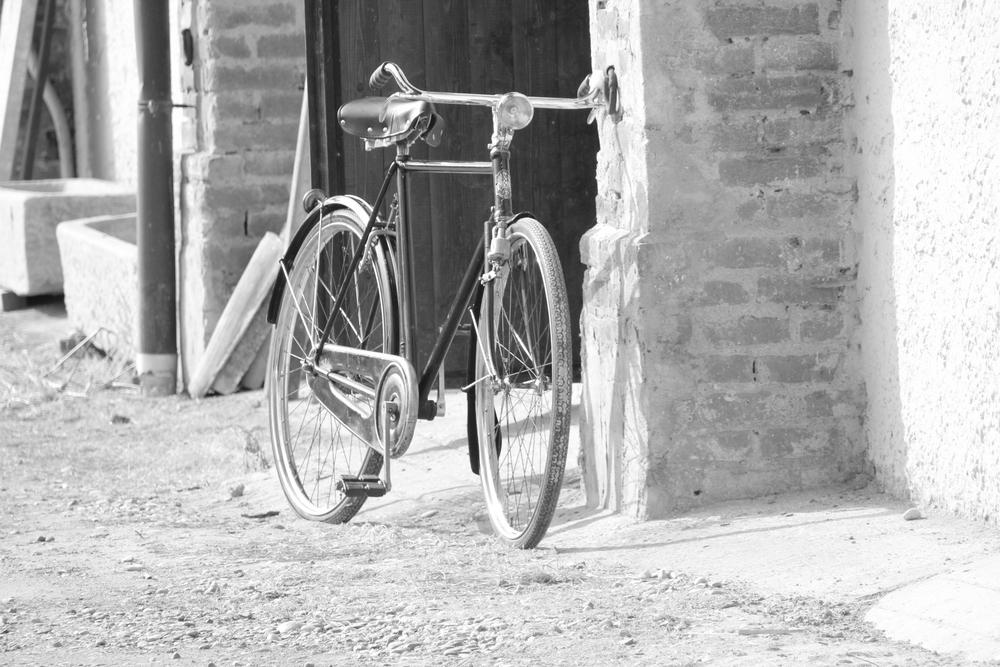 Bike black and white