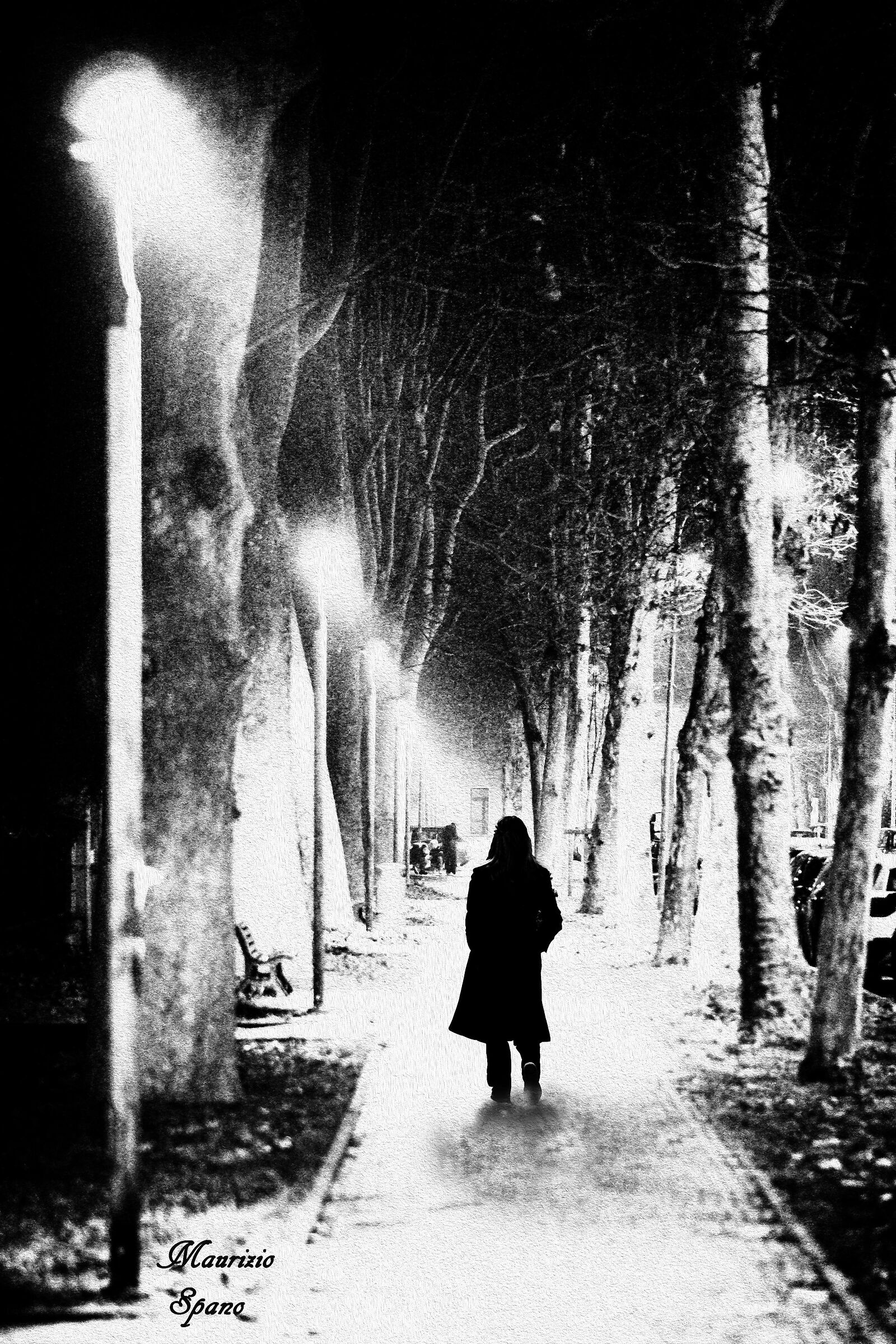 Notte per il Viale della Stazione