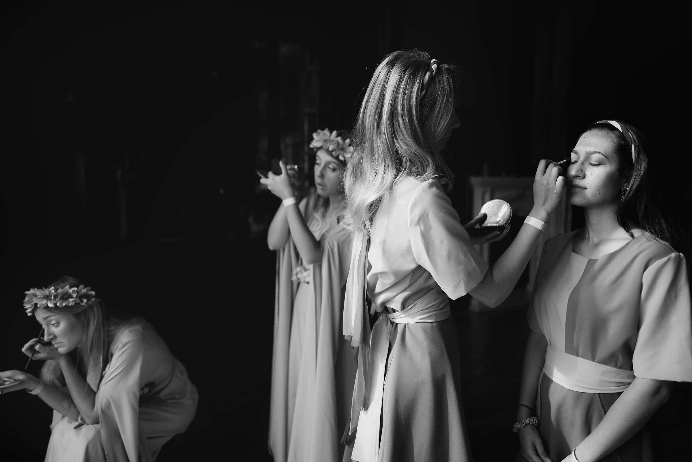 Behind the scenes