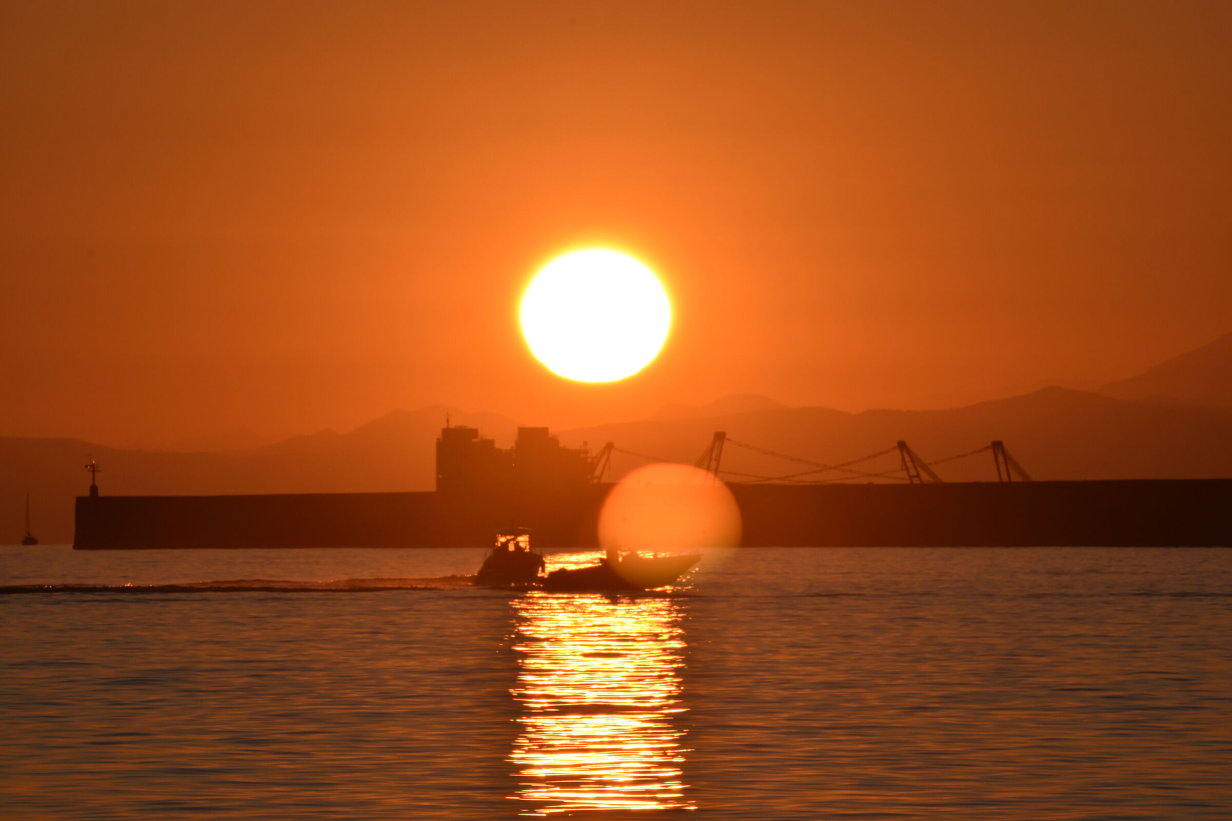 Tramonto a Genova Pegli
