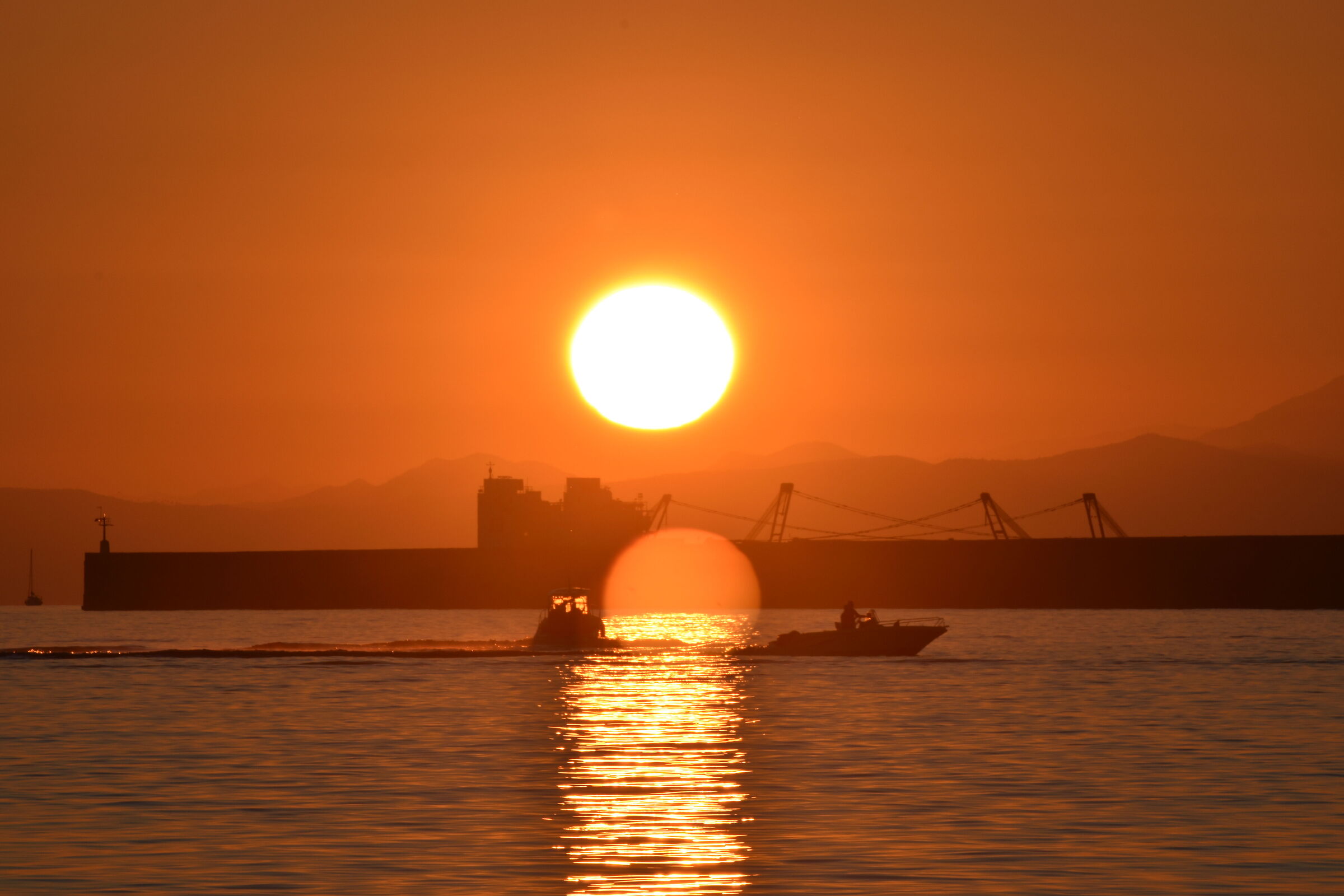 Tramonto a Genova Pegli