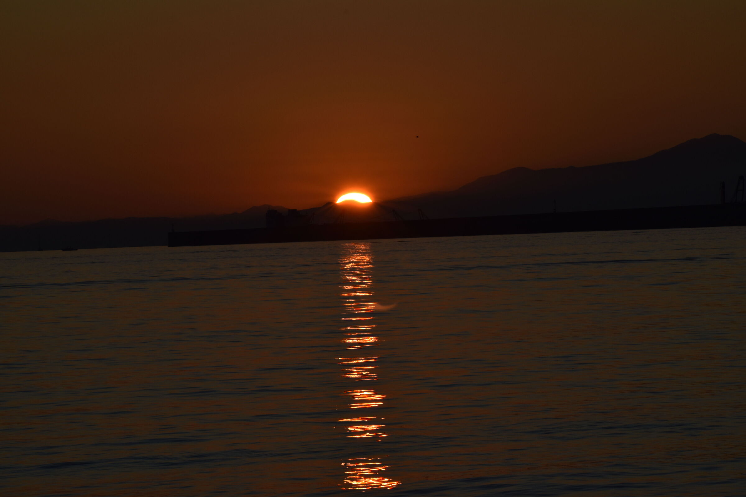 Tramonto a Genova Pegli