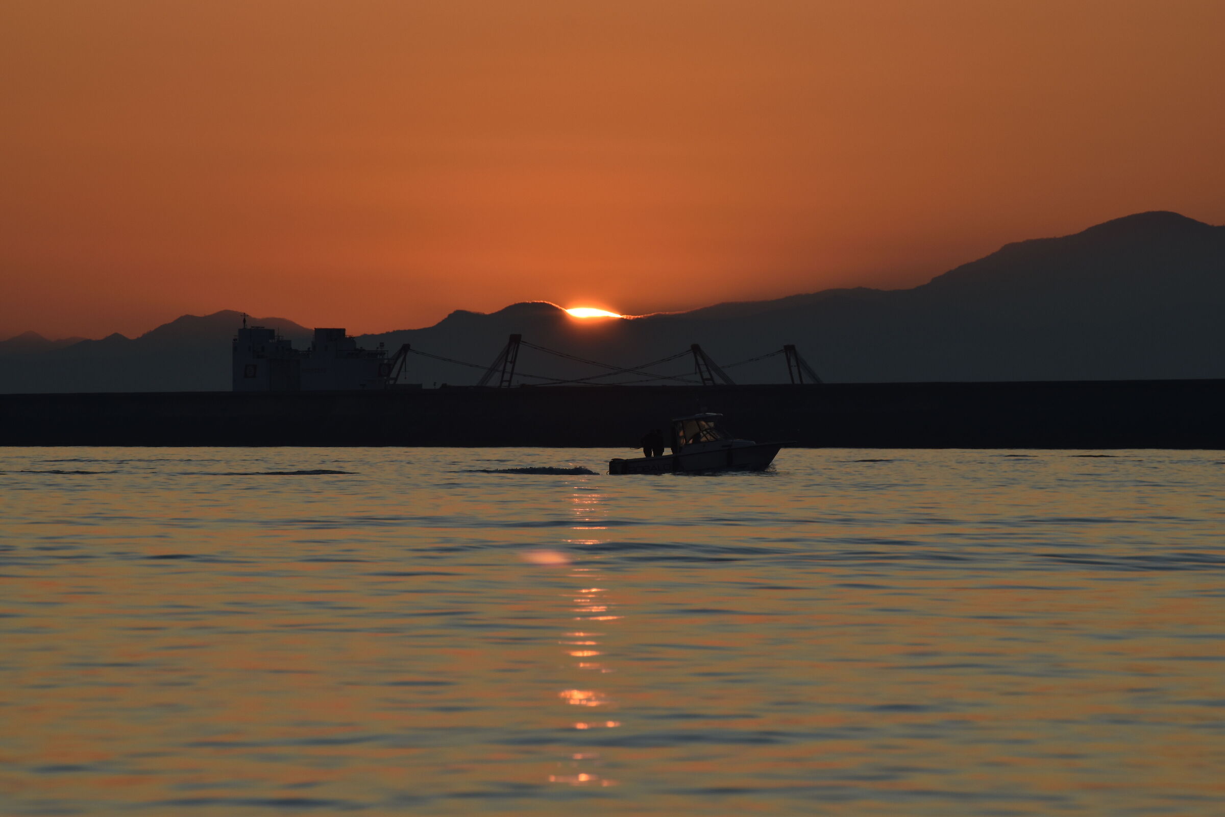 Tramonto a Genova Pegli
