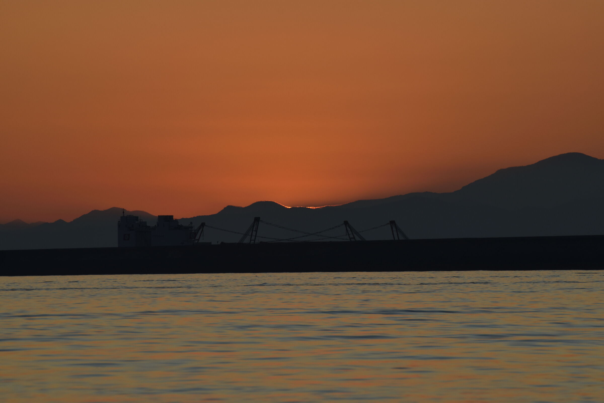 Tramonto a Genova Pegli