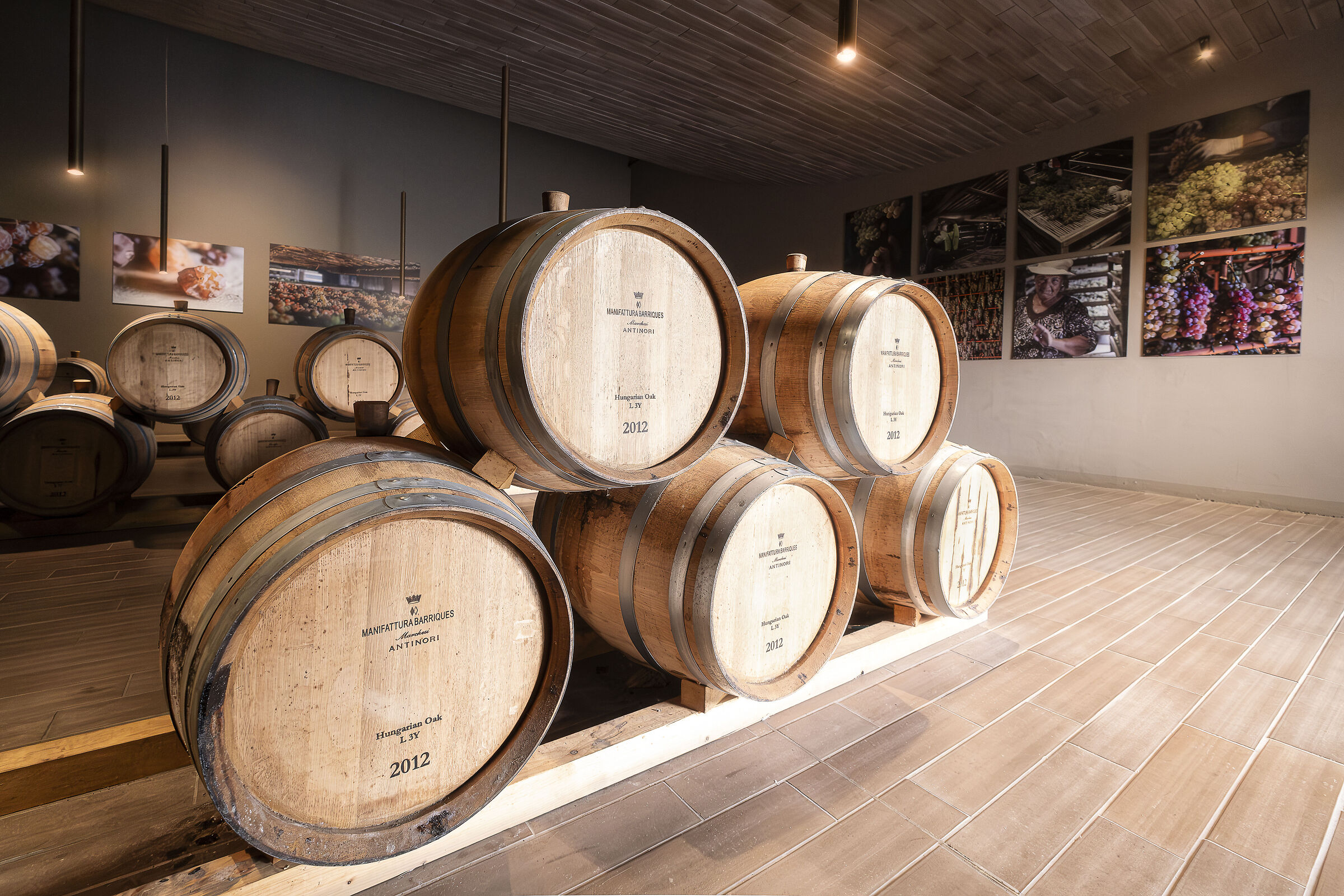 In the small barrel.... There is vin santo