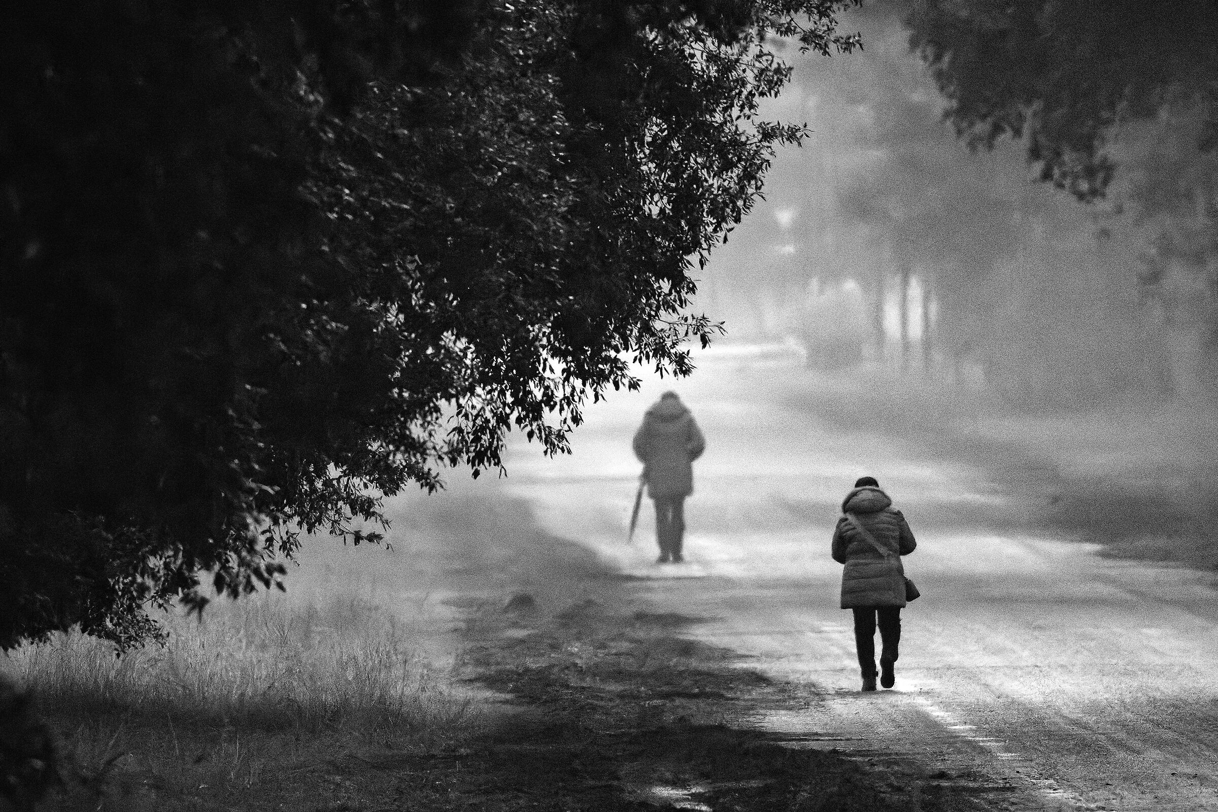 Moving away