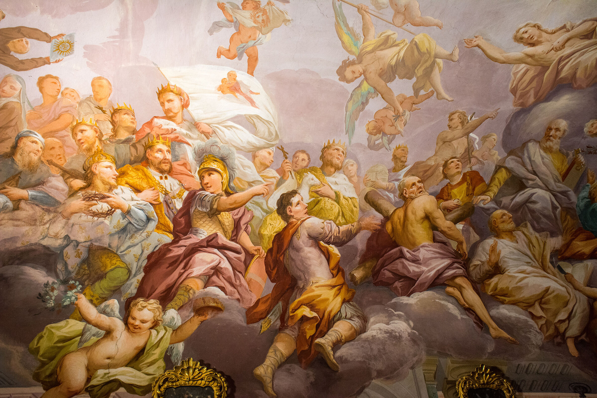 The frescoes of Villa La Petraia