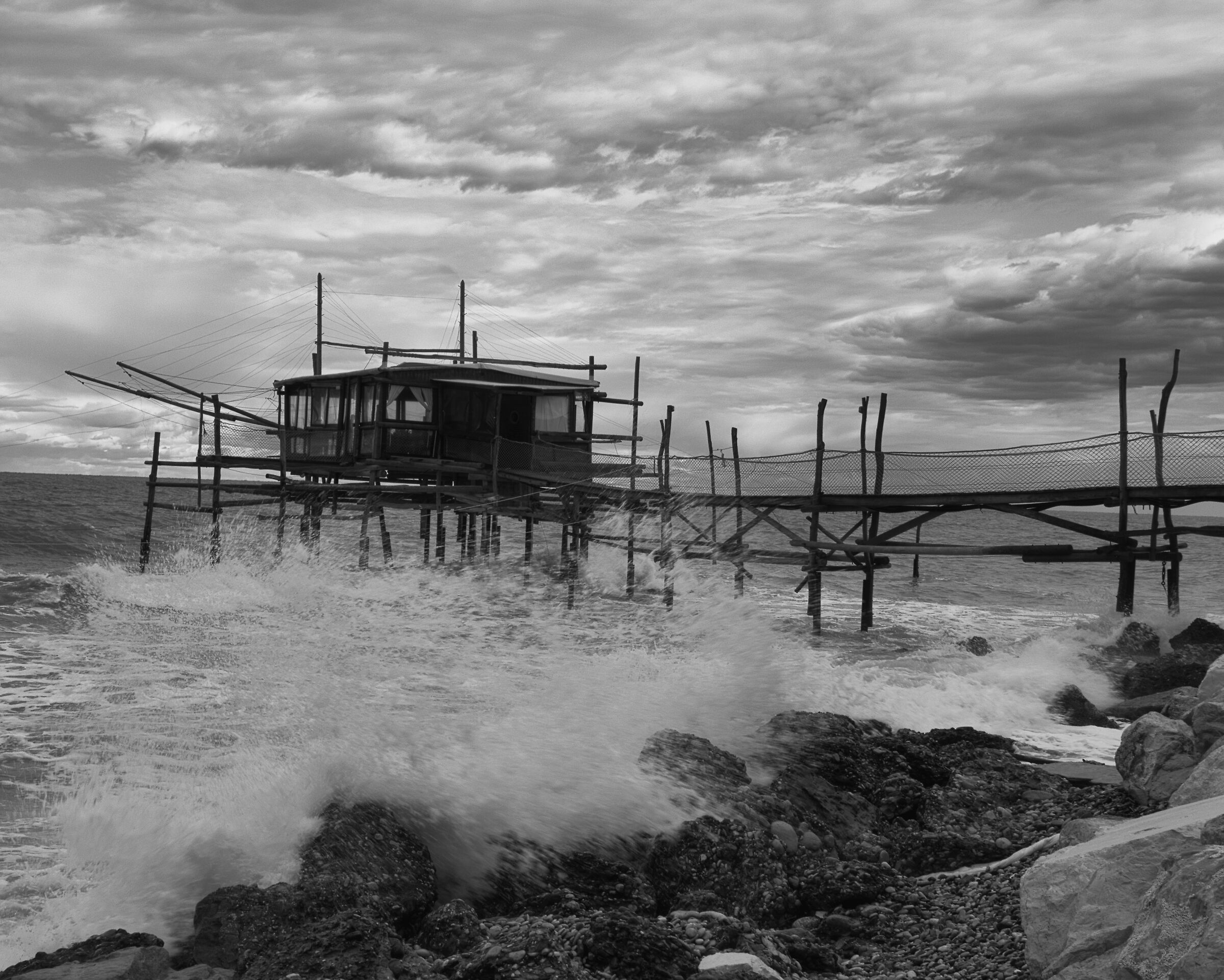 Costa del Trabocchi_San Vito Chietino_B&W